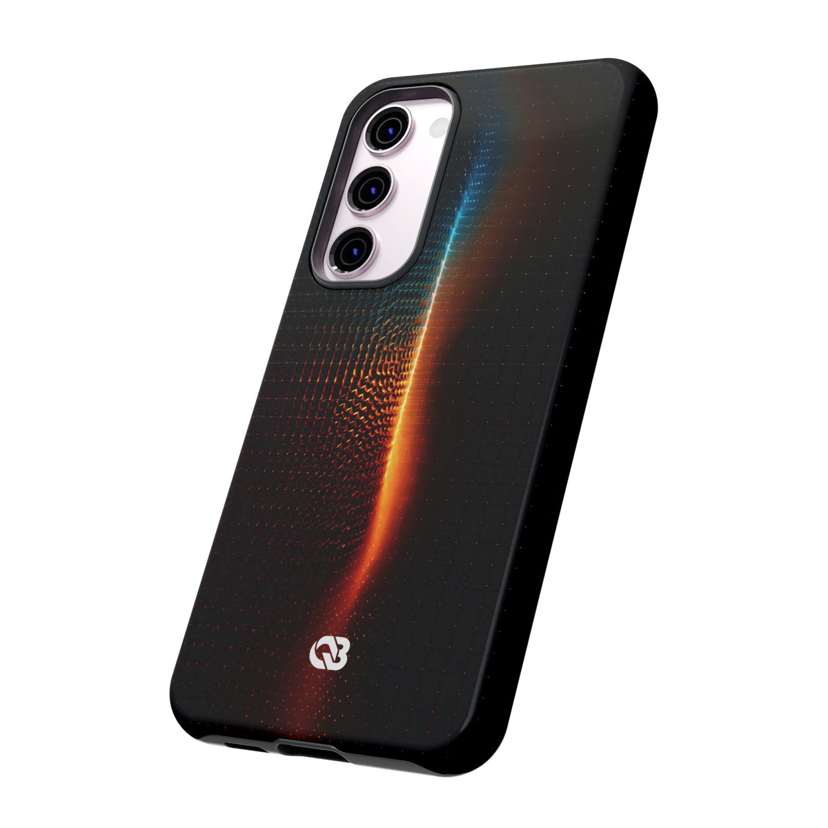 Luminous Refraction Grid · Tough Phone Case for Samsung · Black
