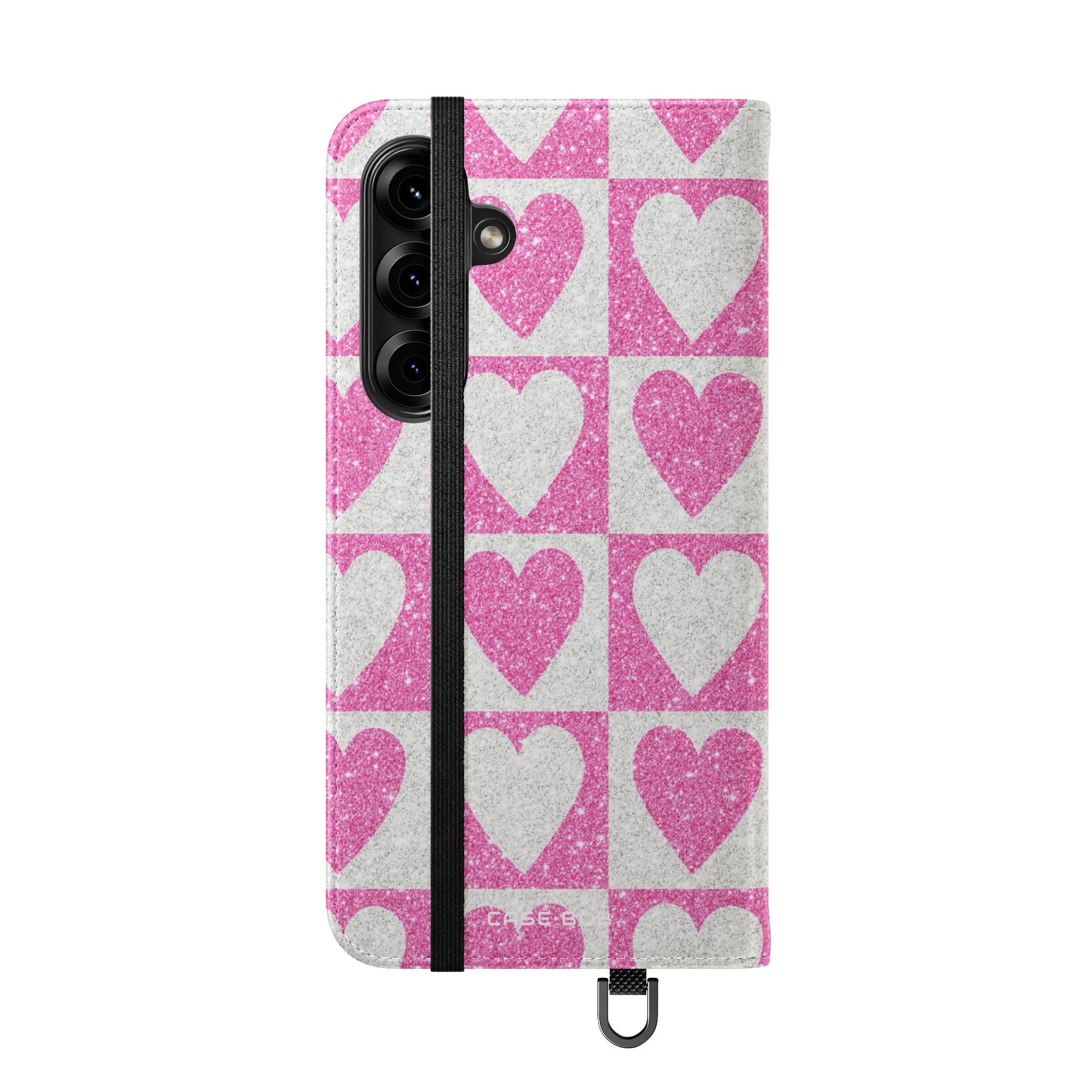 Glitter Heartgrid - Samsung S25+ Case - Pung