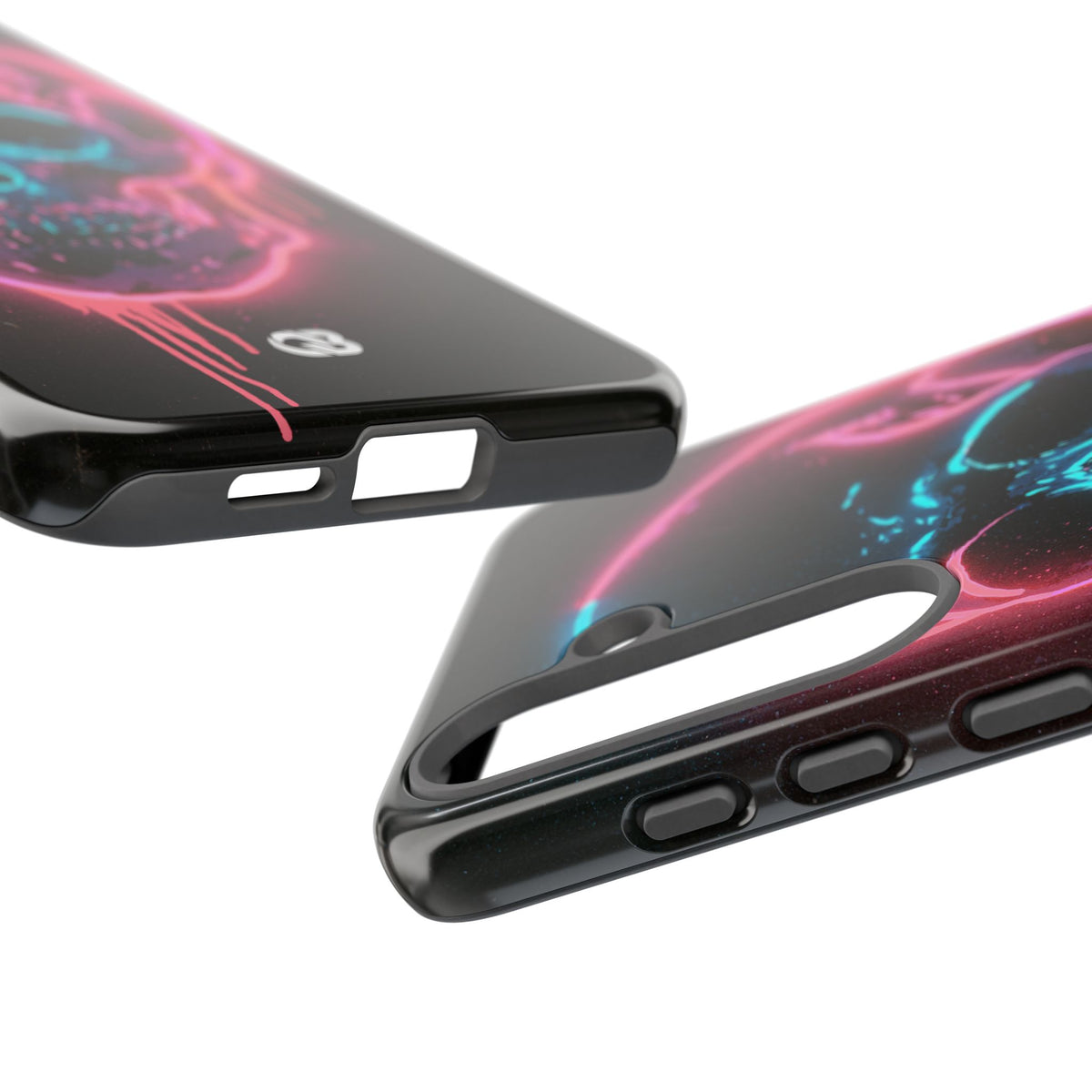 Neon Drip Skull · Tough Phone Case for Samsung · Black