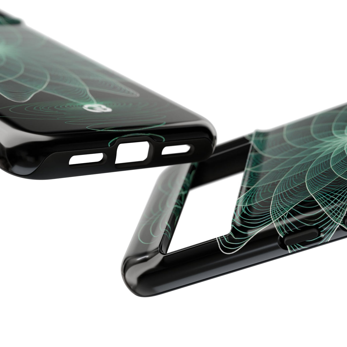 Verdant Harmonic Bloom · Tough Phone Case for Pixel · Black