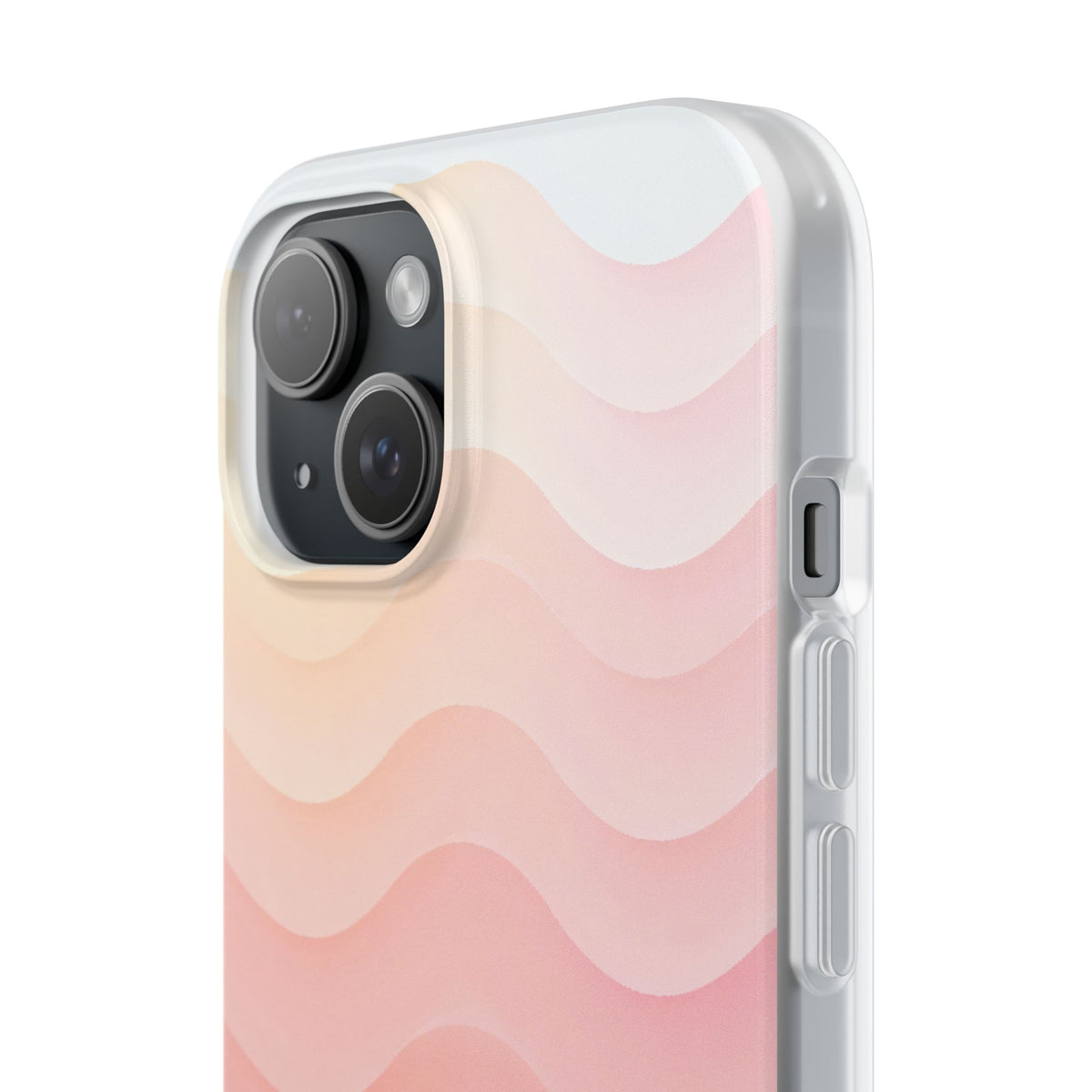 Blush Horizon Waves · Lite Phone Case for iPhone · Pink
