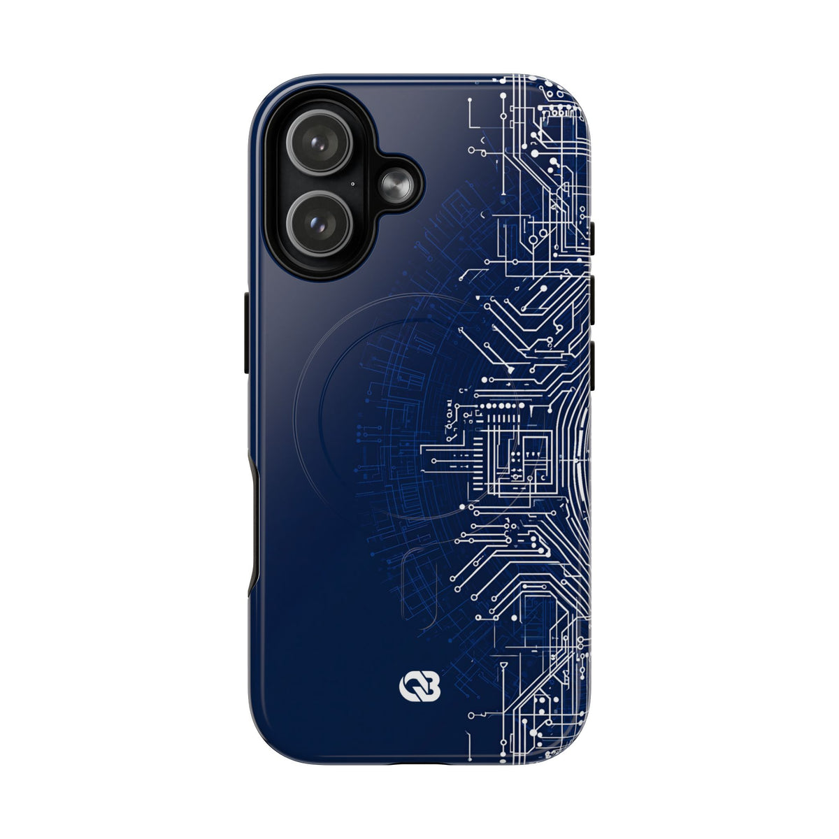 Blue Tough 2.0 Magsafe Phone Case for iPhone - Cobalt Circuit Logic