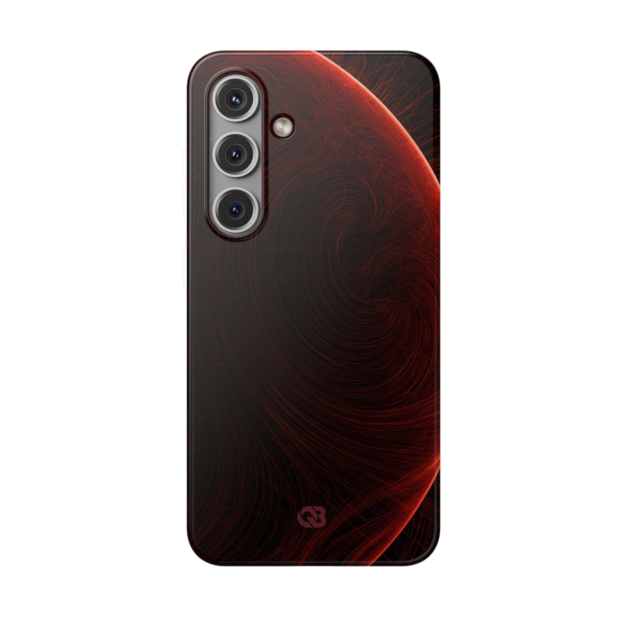 Red Lite Phone Case for Samsung - Crimson Flare Flux