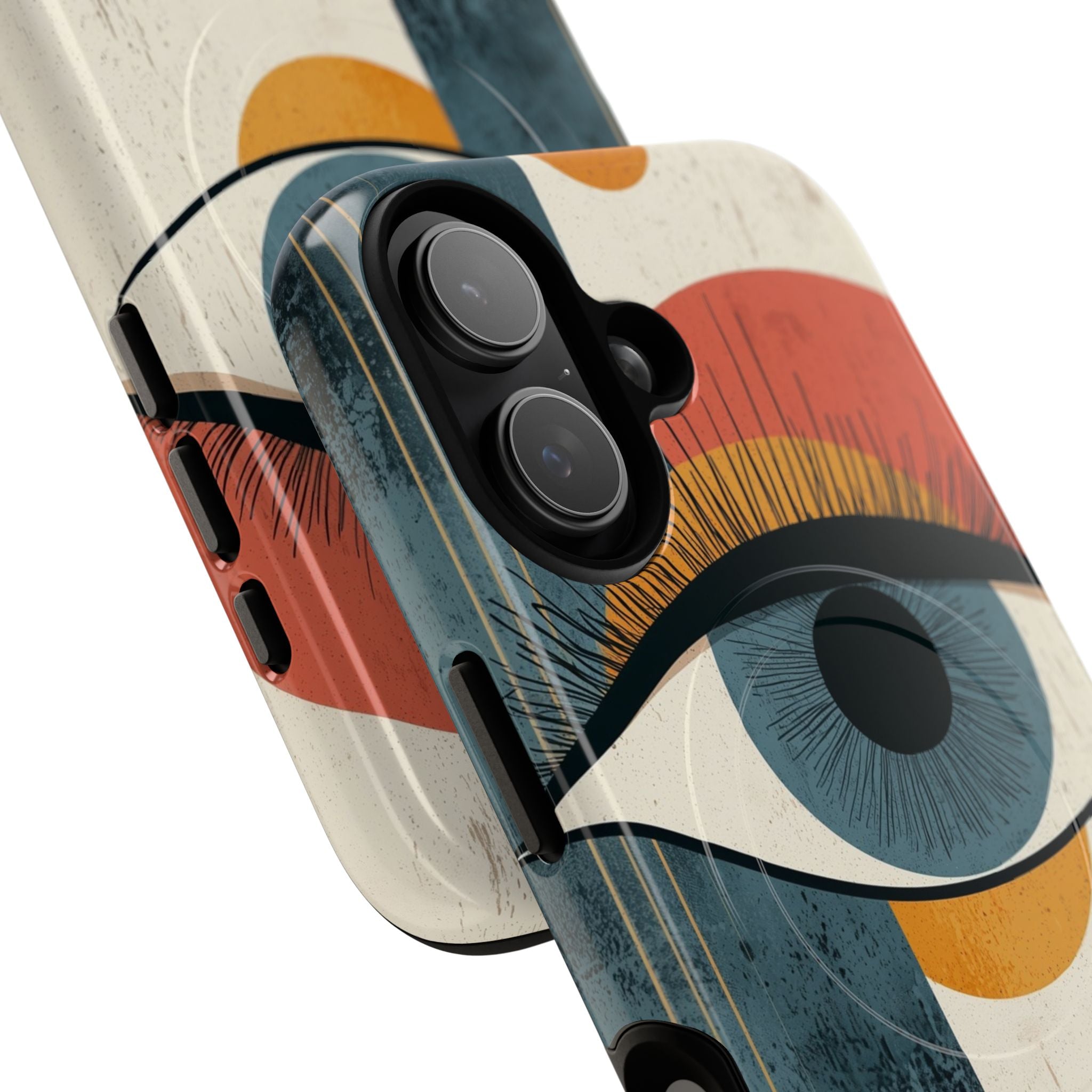 Distressed Azure Ocular · Tough+ Phone Case for iPhone · Magsafe