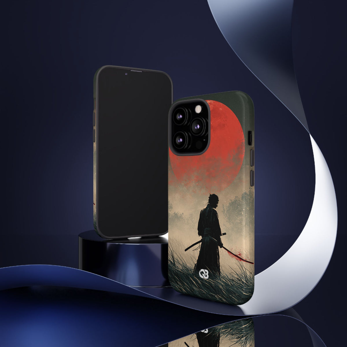 Crimson Moon Ronin · Tough Phone Case for iPhone · Red