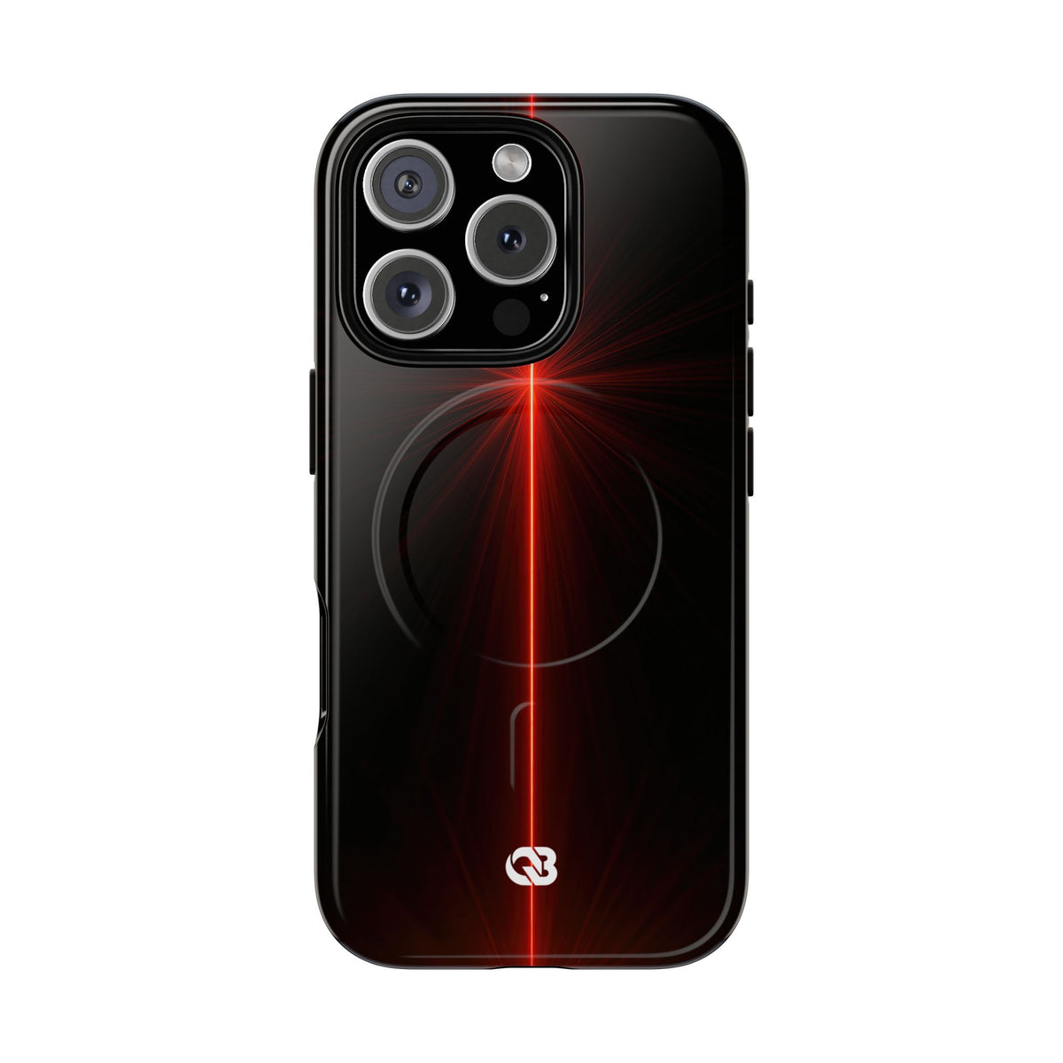 Red Tough 2.0 Magsafe Phone Case for iPhone - Crimson Flare Vector