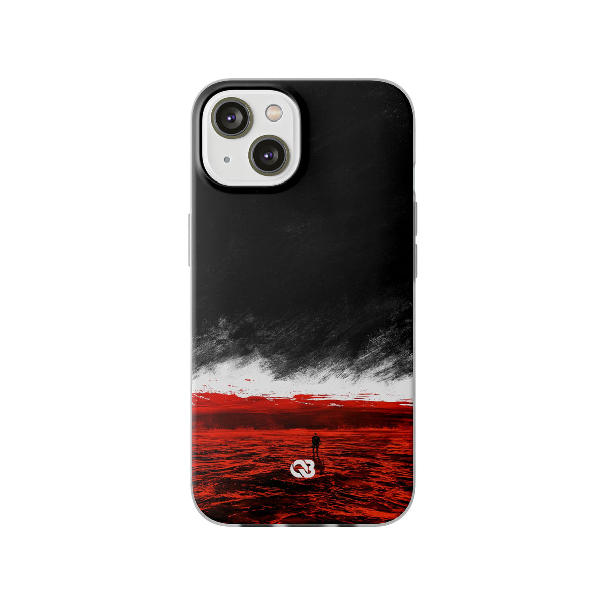Crimson Void · Lite Phone Case for iPhone · Black