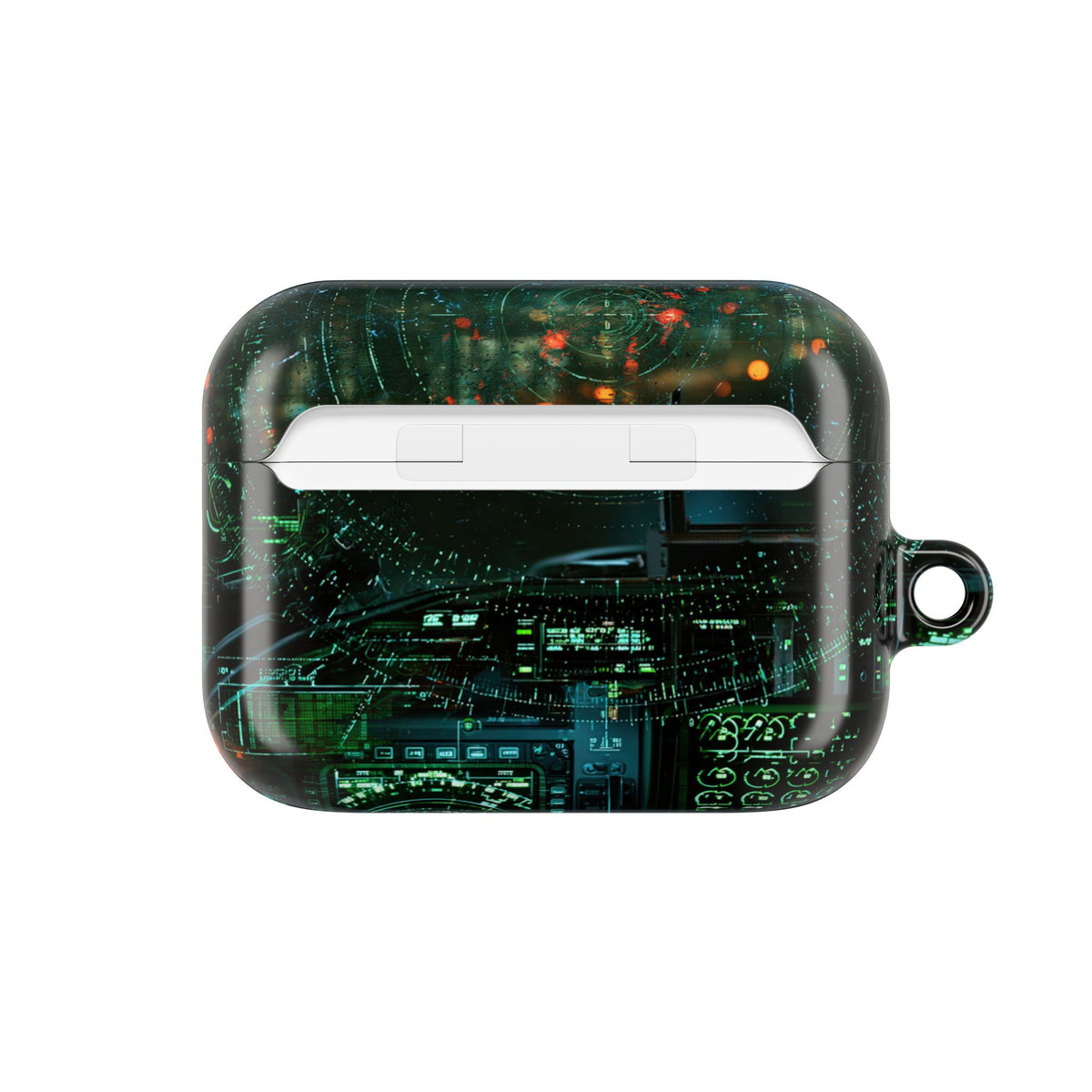 Tactical Avionics HUD · Hard Case for AirPods & AirPods Pro · Green