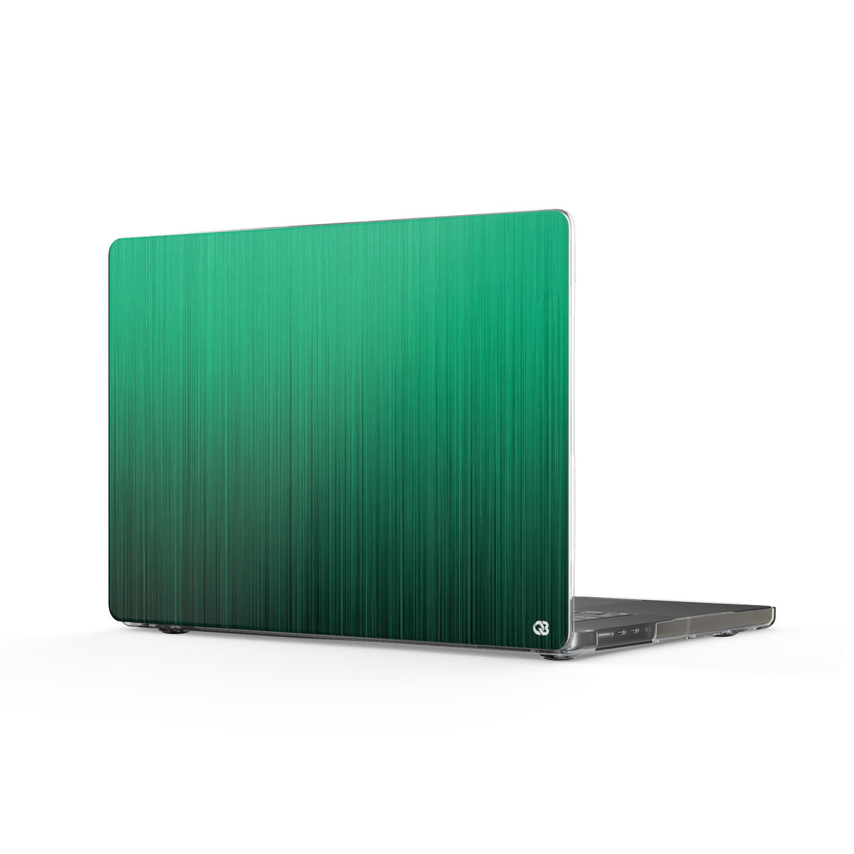 Emerald Cascade · Clear Hard Case for MacBook · Green