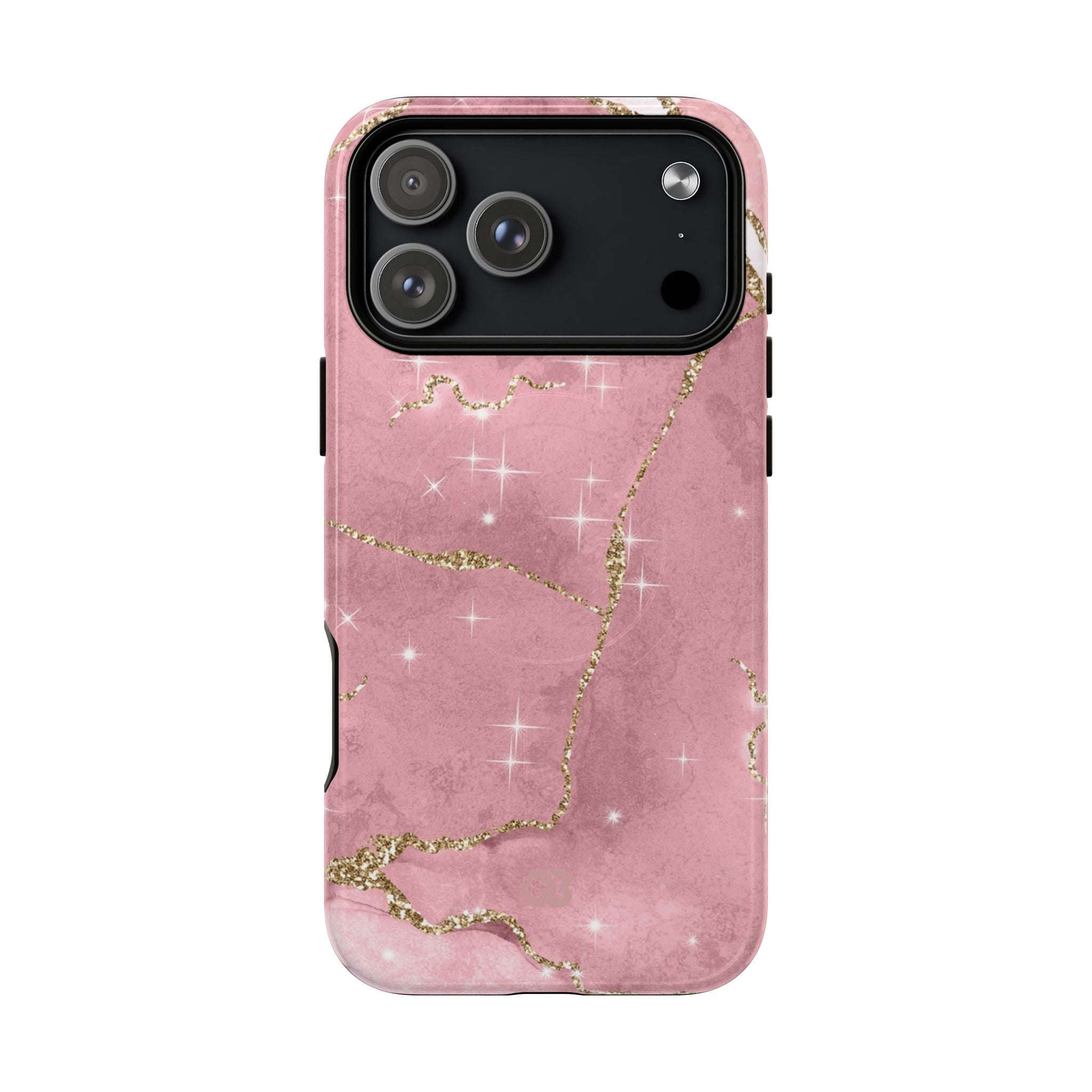 Rose Sparkle Marble · Tough+ Coque de téléphone pour iPhone · Magsafe