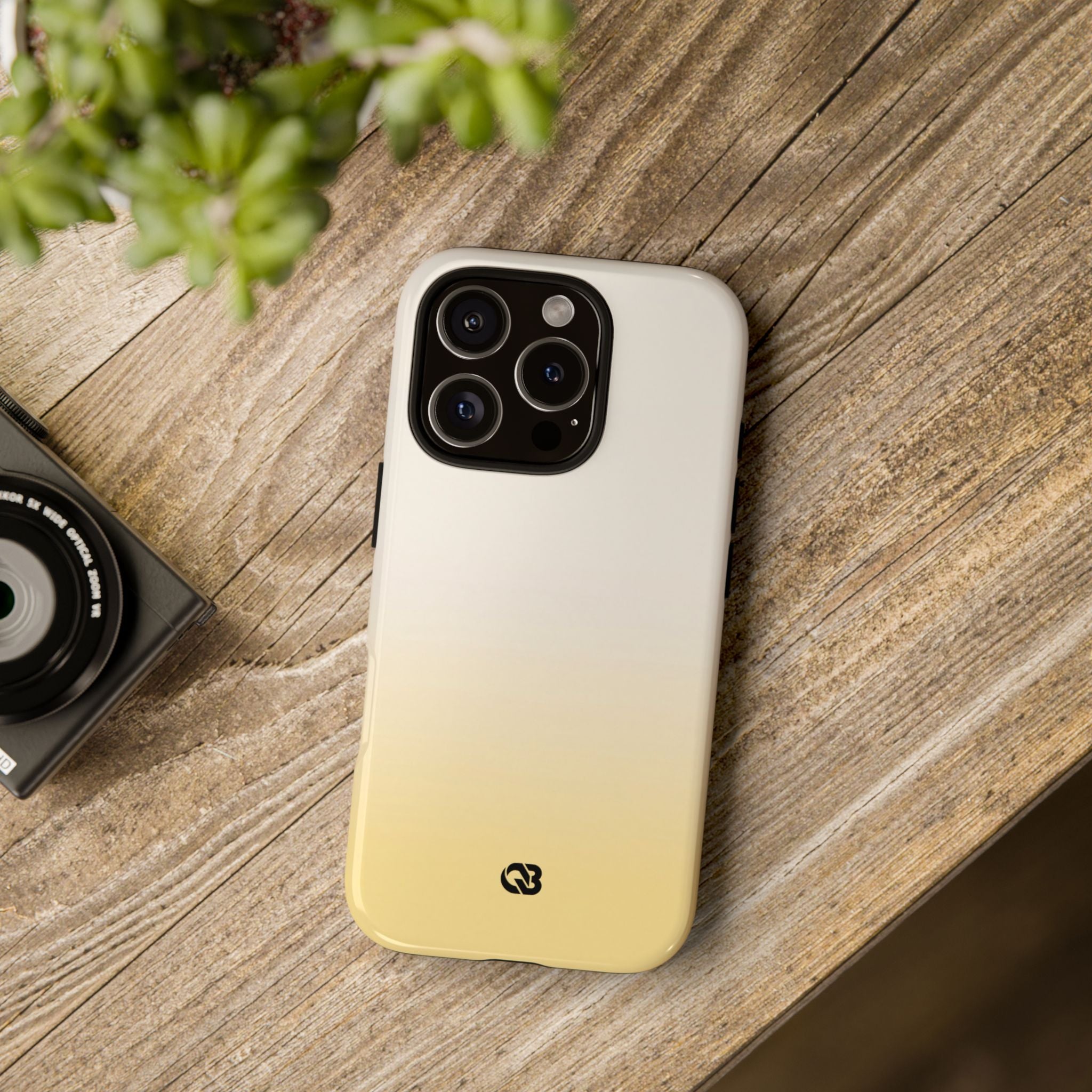 Yellow Tough Phone Case for iPhone - Bleached Citron Haze