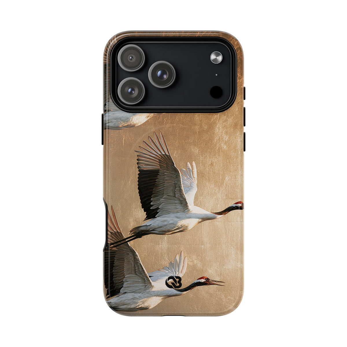 Golden Crane Flight · Tough 2.0 Magnetic Phone Case for iPhone · Gold