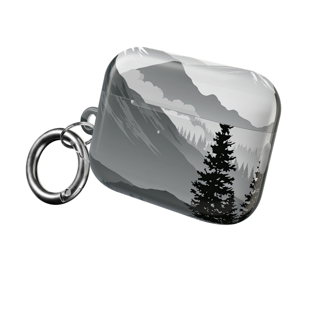 Alpine Horizon · Hard Case for AirPods & AirPods Pro · Black
