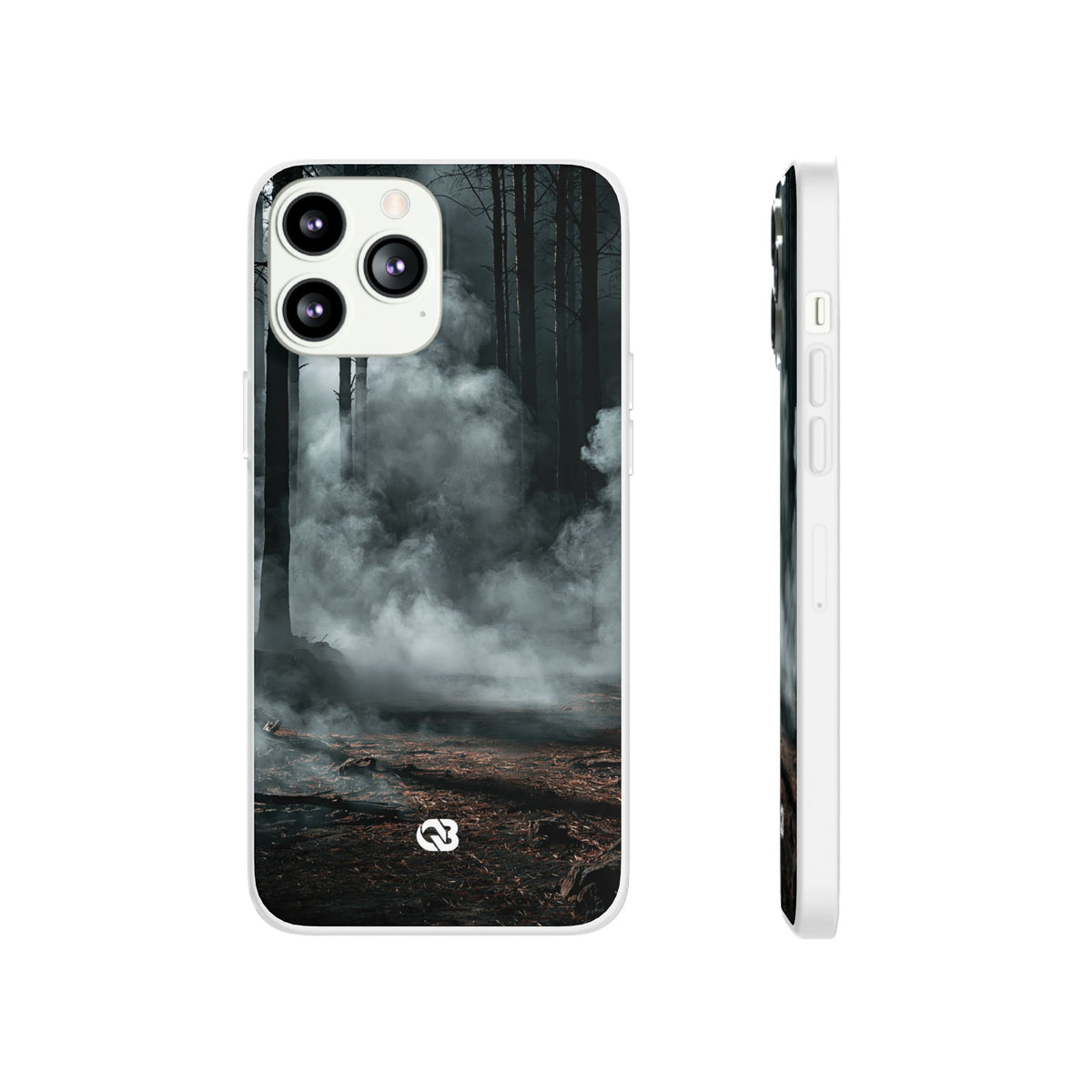 Shadowed Pine Mist · Lite Phone Case for iPhone · Black