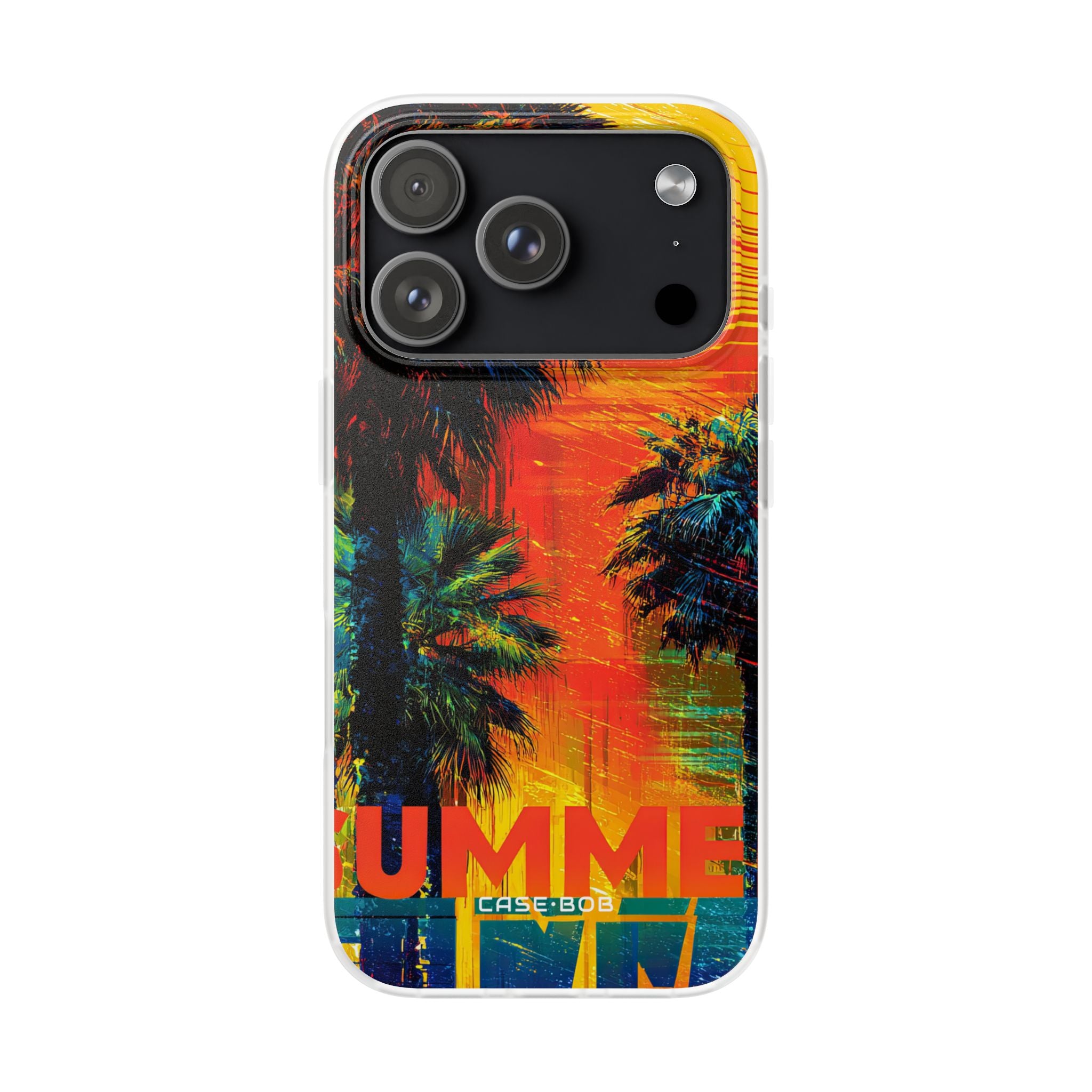 Tropical Sunburst iPhone 17 Pro Case - Soft - CASE•BOB
