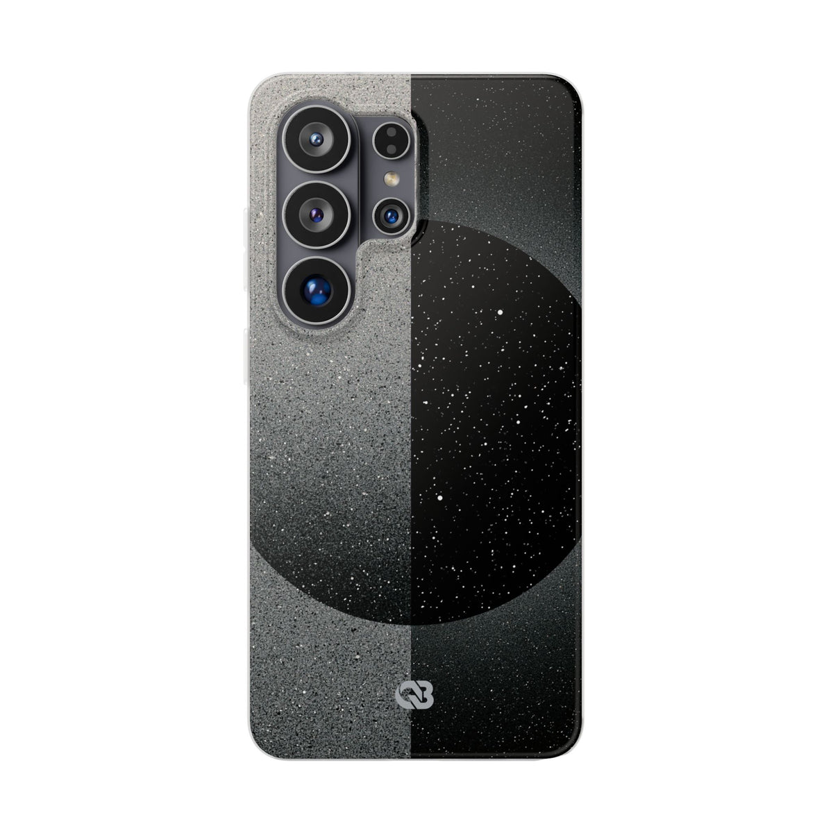 Black Lite Phone Case for Samsung - Lunar Static Orbit