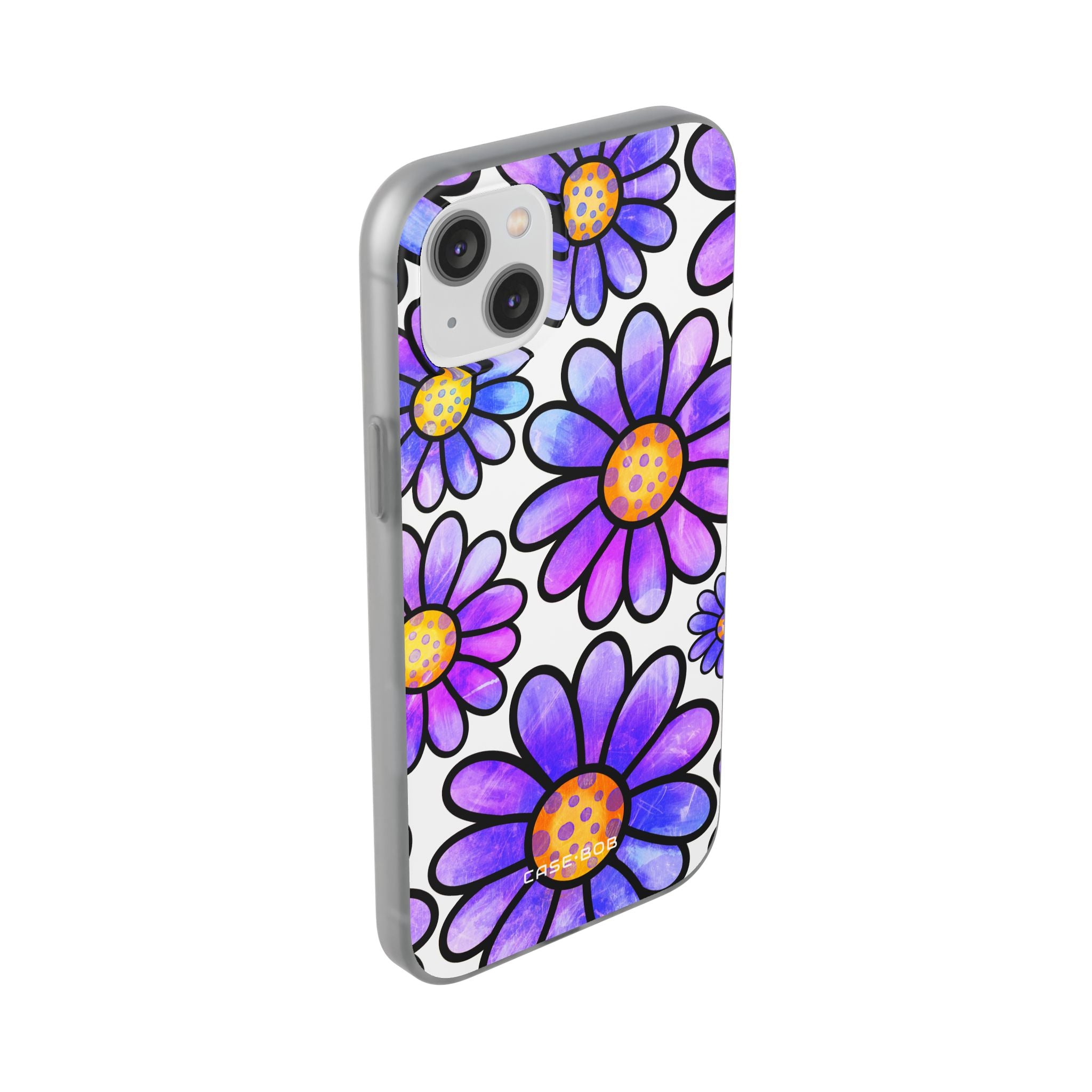 Polka Dot Blooms iPhone 14 Plus Case - Soft