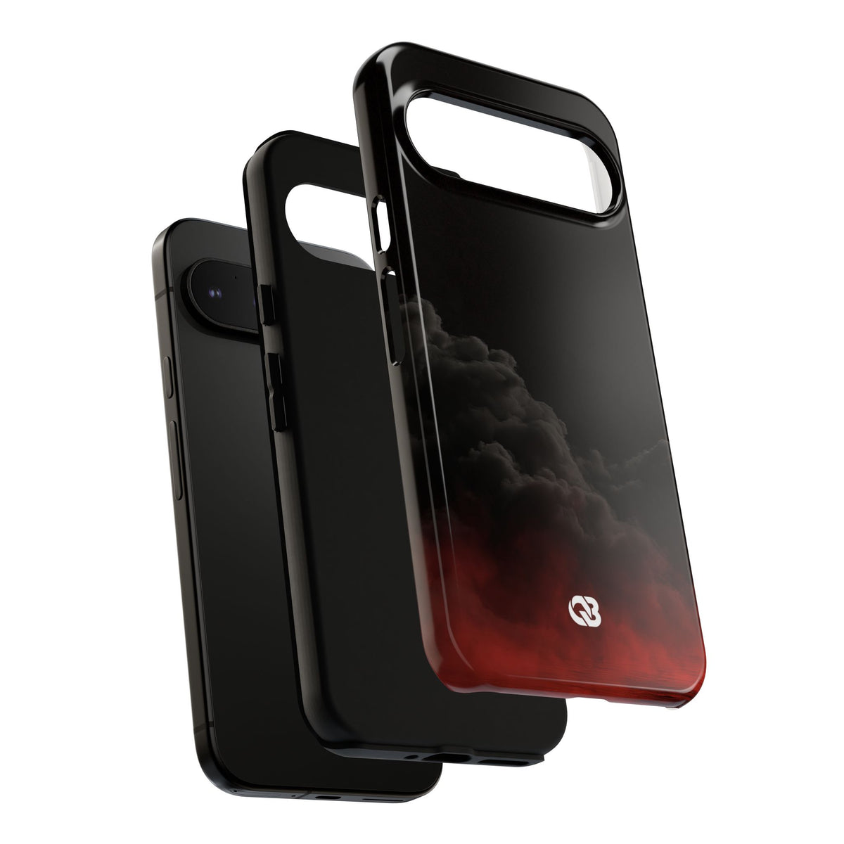 Crimson Fog Void · Tough Phone Case for Pixel · Black