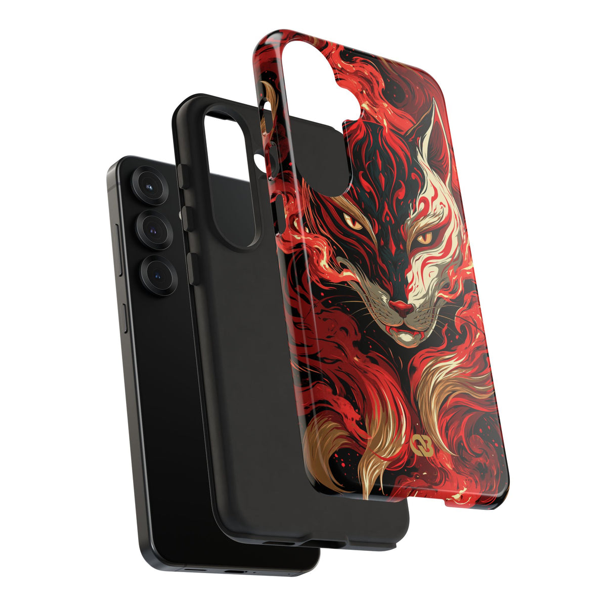 Crimson Kitsune Spirit · Tough Phone Case for Samsung · Red