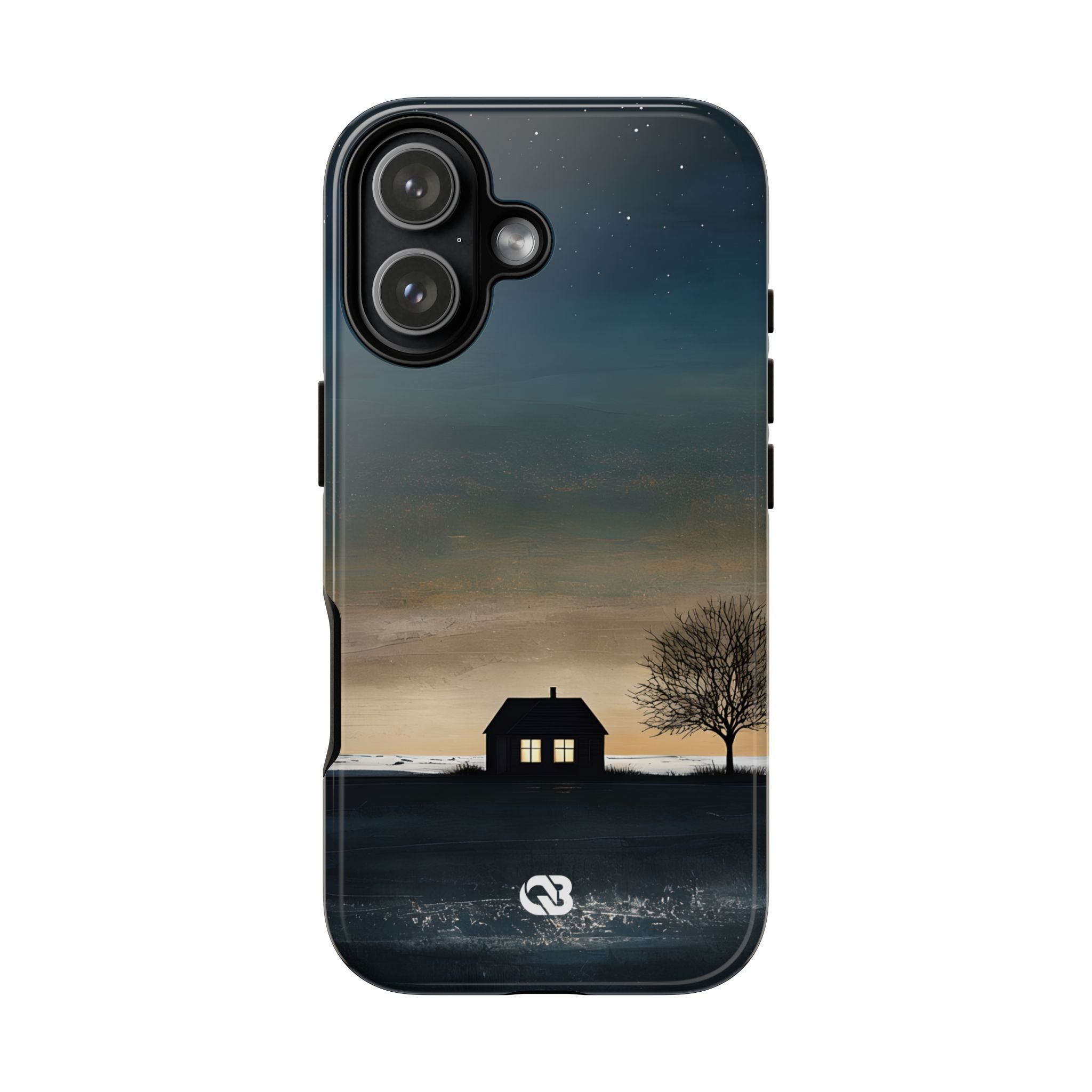 Midnight Cabin Glow · Tough Hoesje voor iPhone