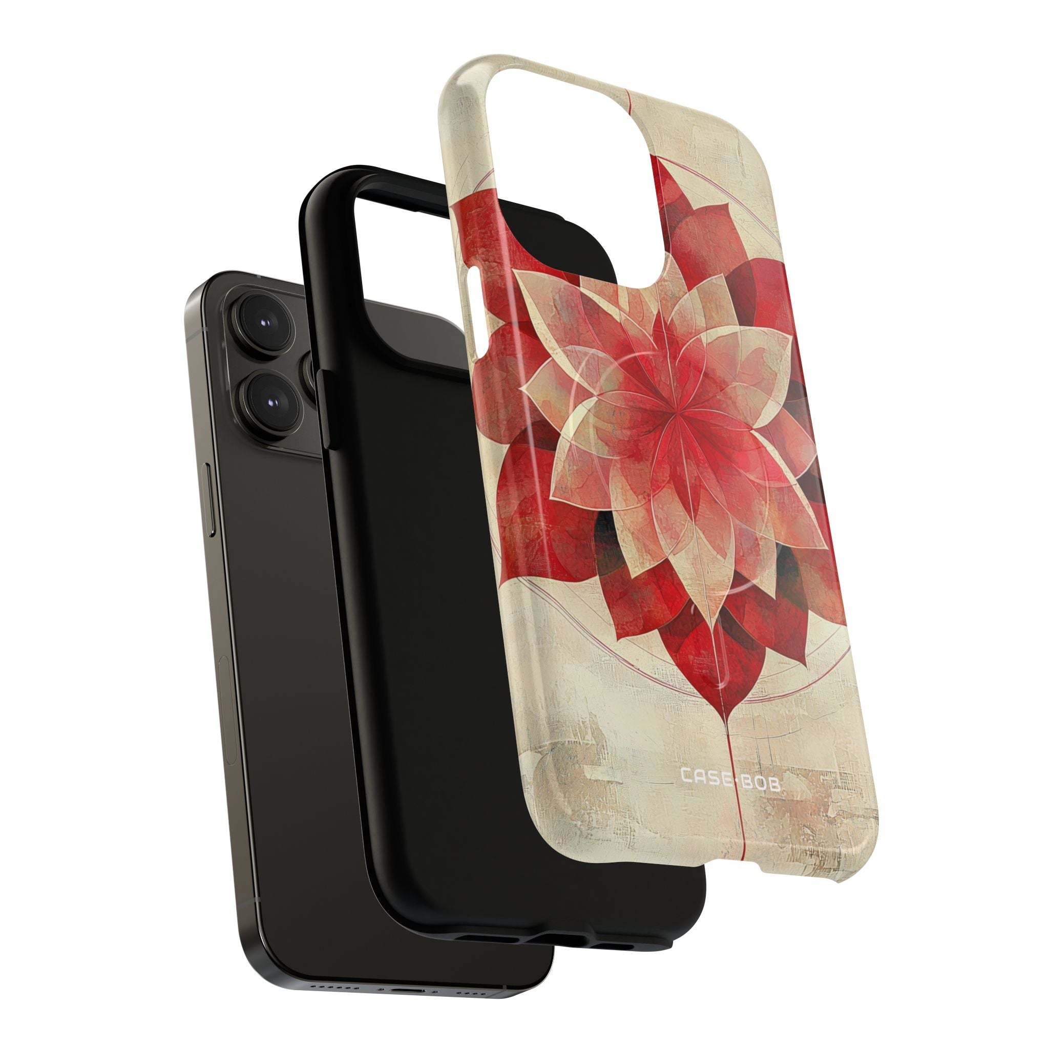 Crimson Bloom iPhone 14 Pro Max Case - Tough+