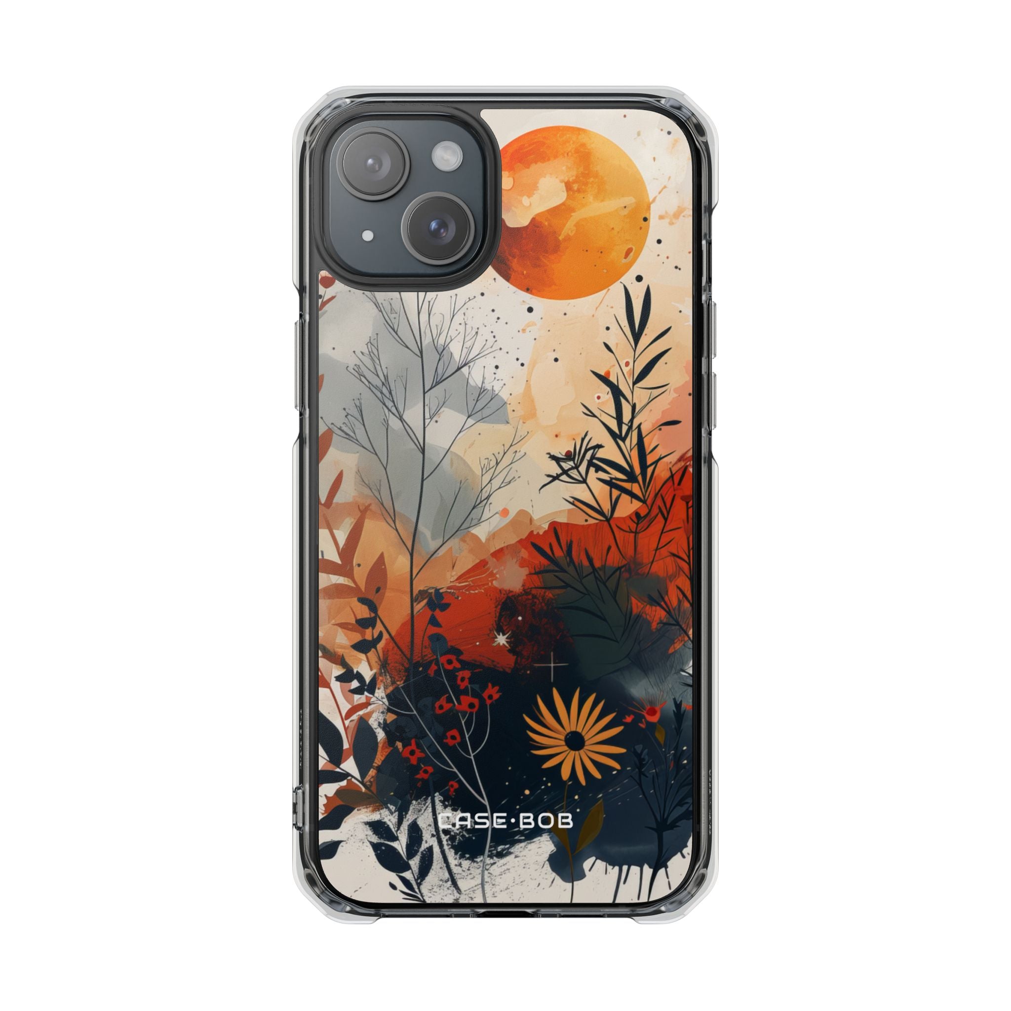 Orange Solstice iPhone 15 Plus Cover - Impact