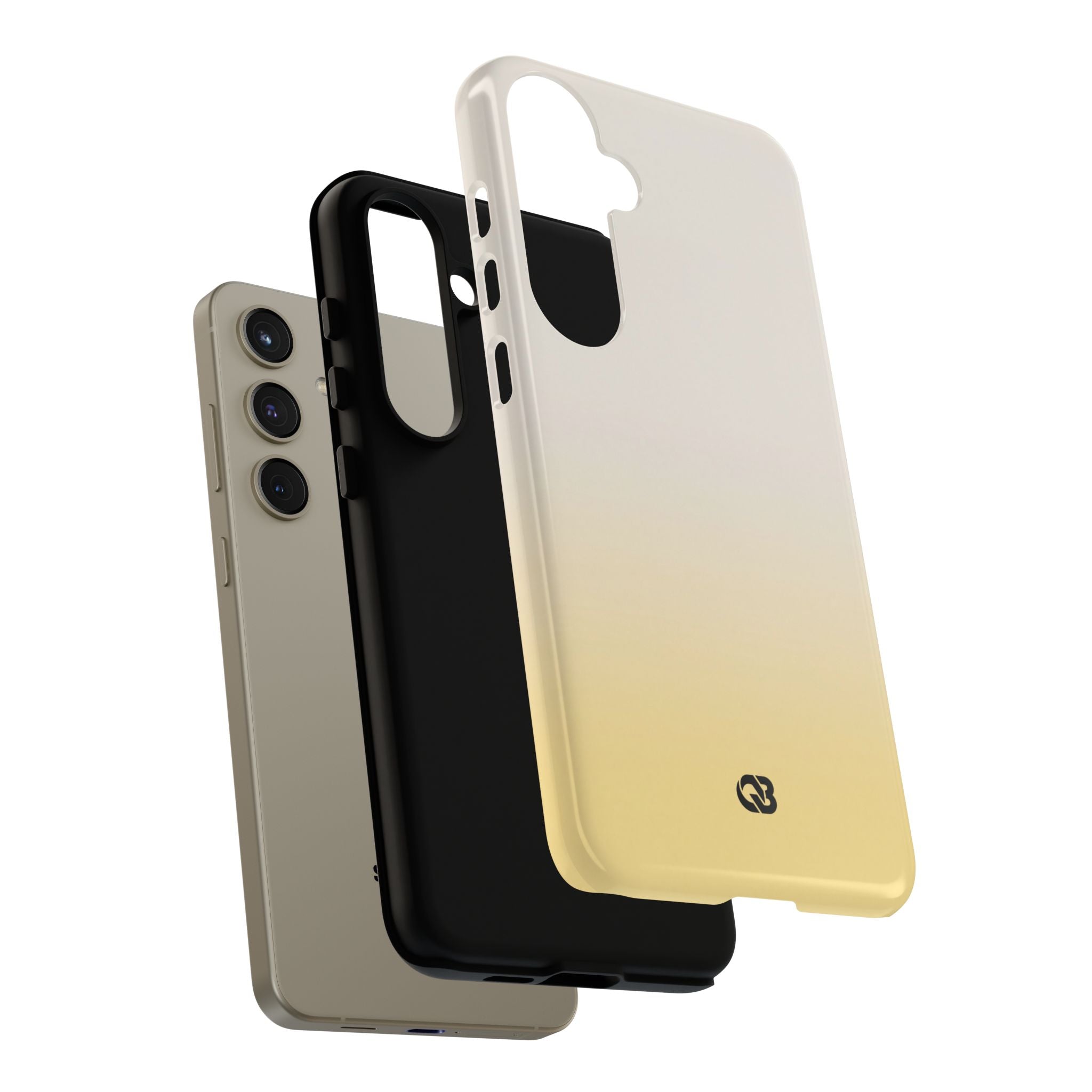 Yellow Tough Phone Case for Samsung - Bleached Citron Haze