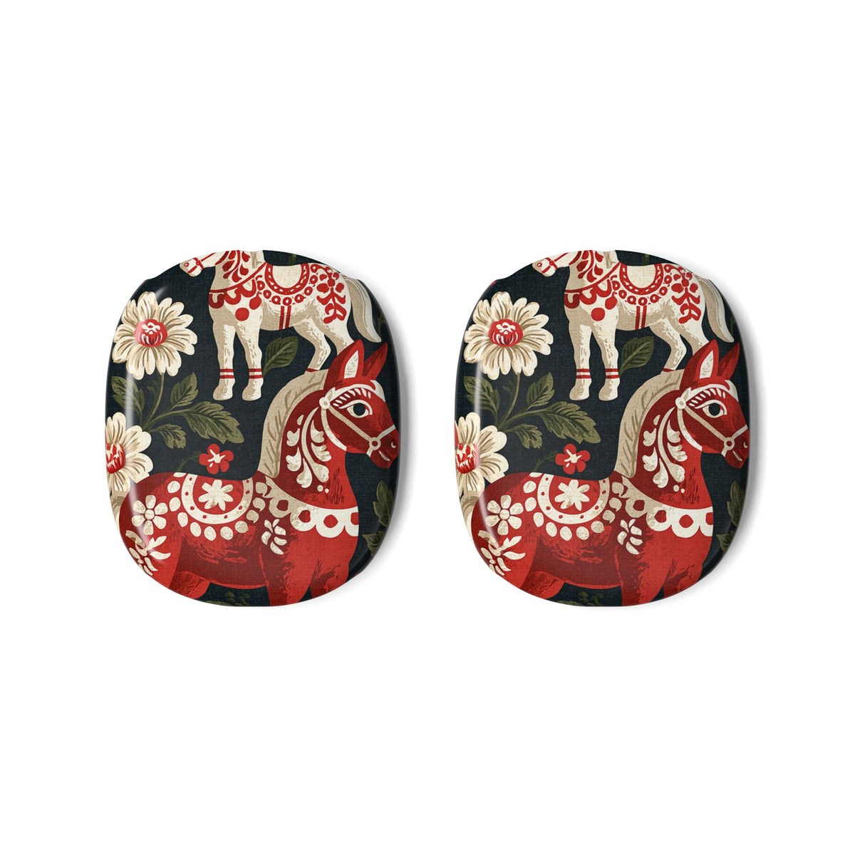 Nordic Dala Meadow · Hard Case for AirPods Max · Red
