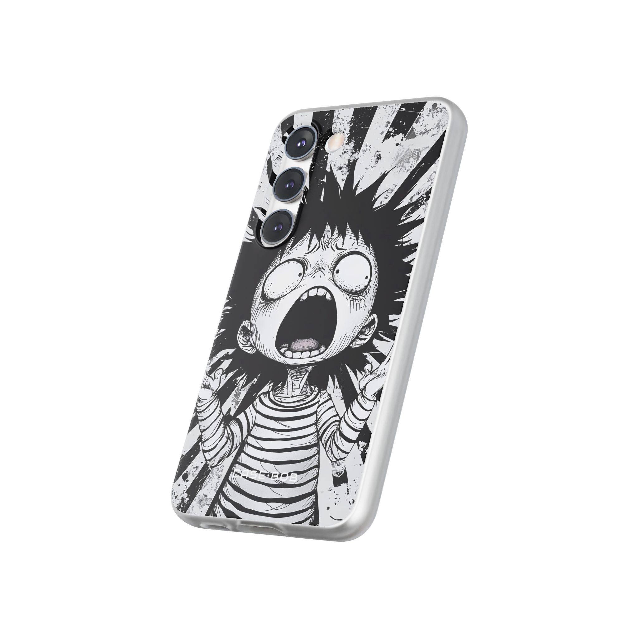 Screaming Stripes Samsung S23 Case - Soft