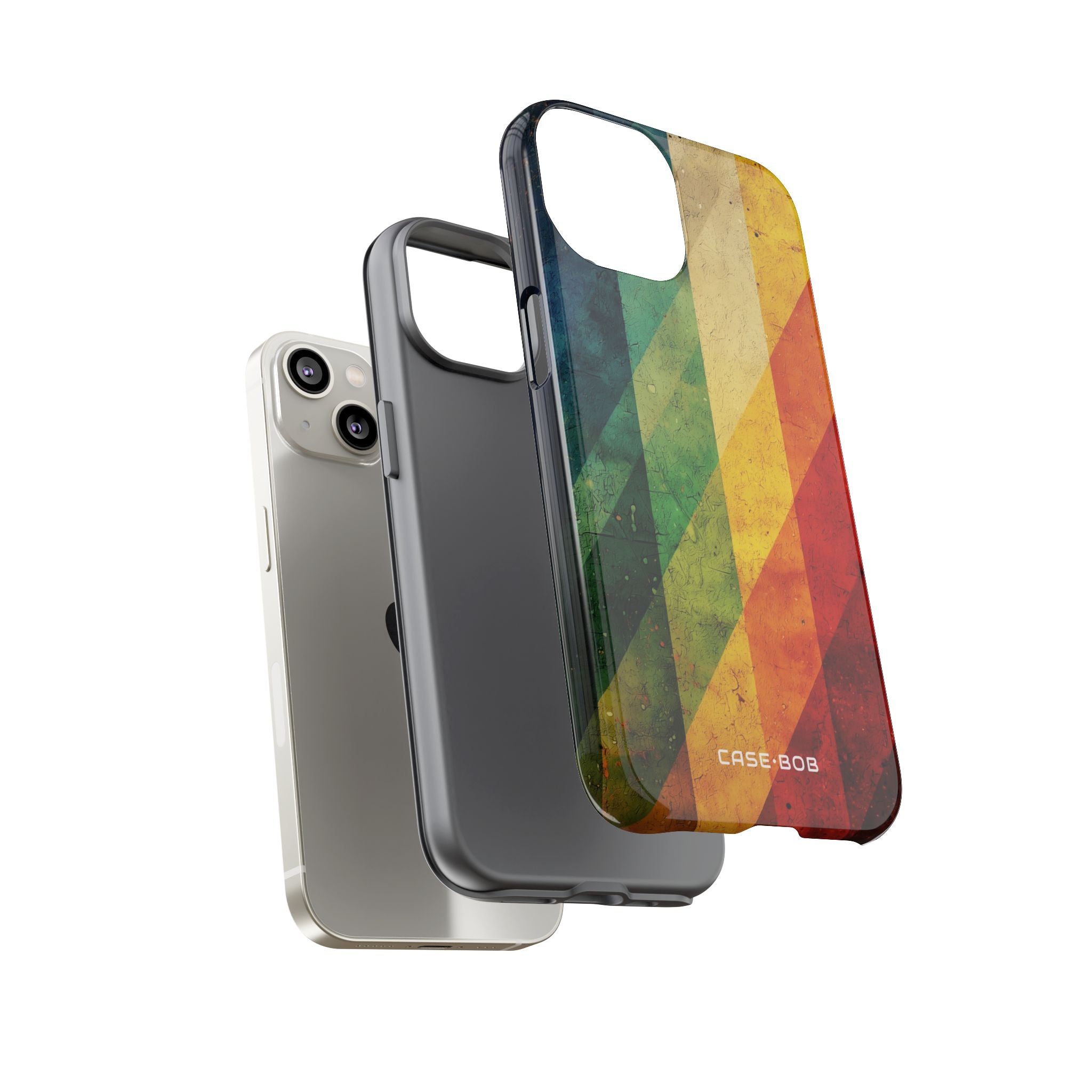 Diagonal Spectrum iPhone 14 Case - Tough