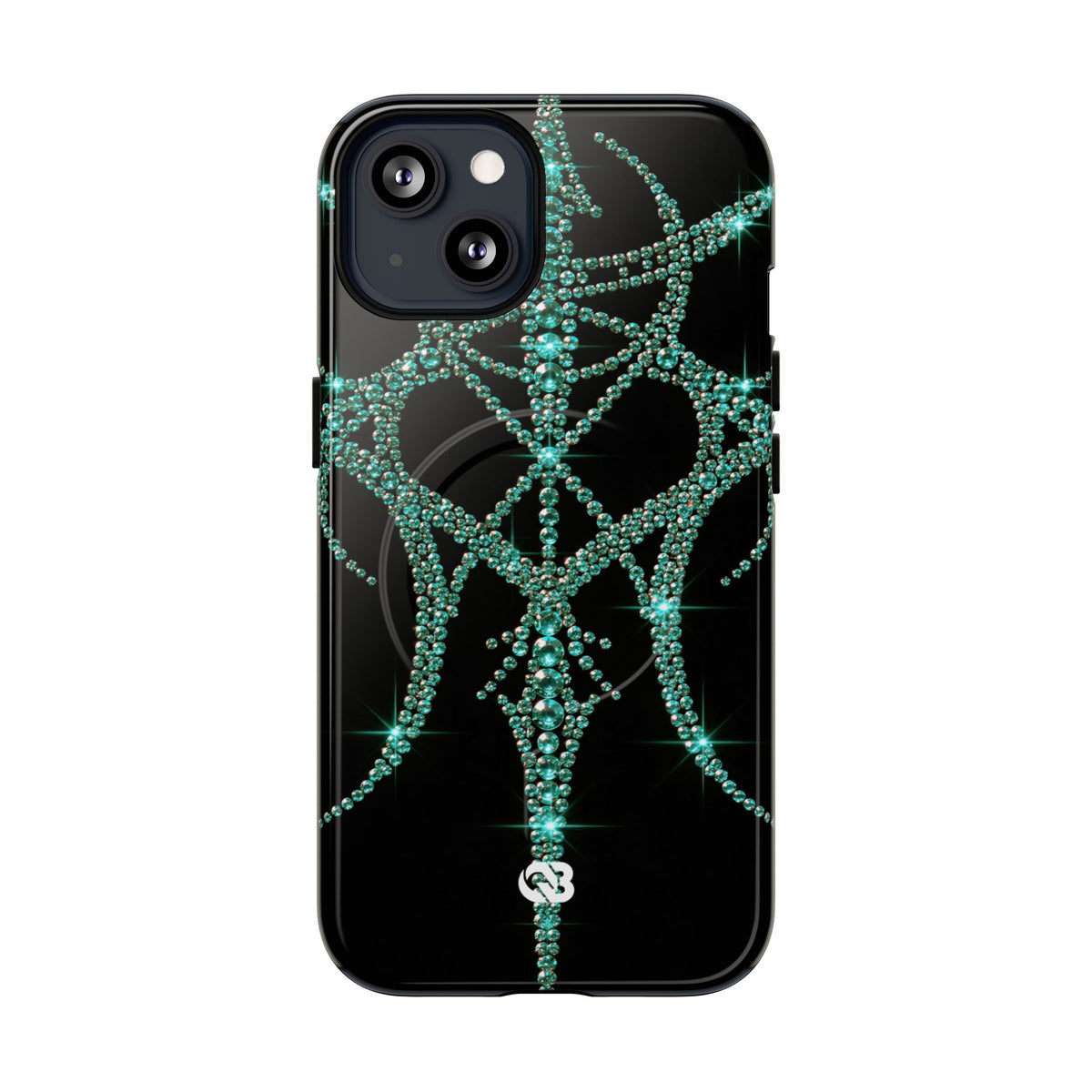 Teal Cyber Sigil · Tough 2.0 Magnetic Phone Case for iPhone · Teal
