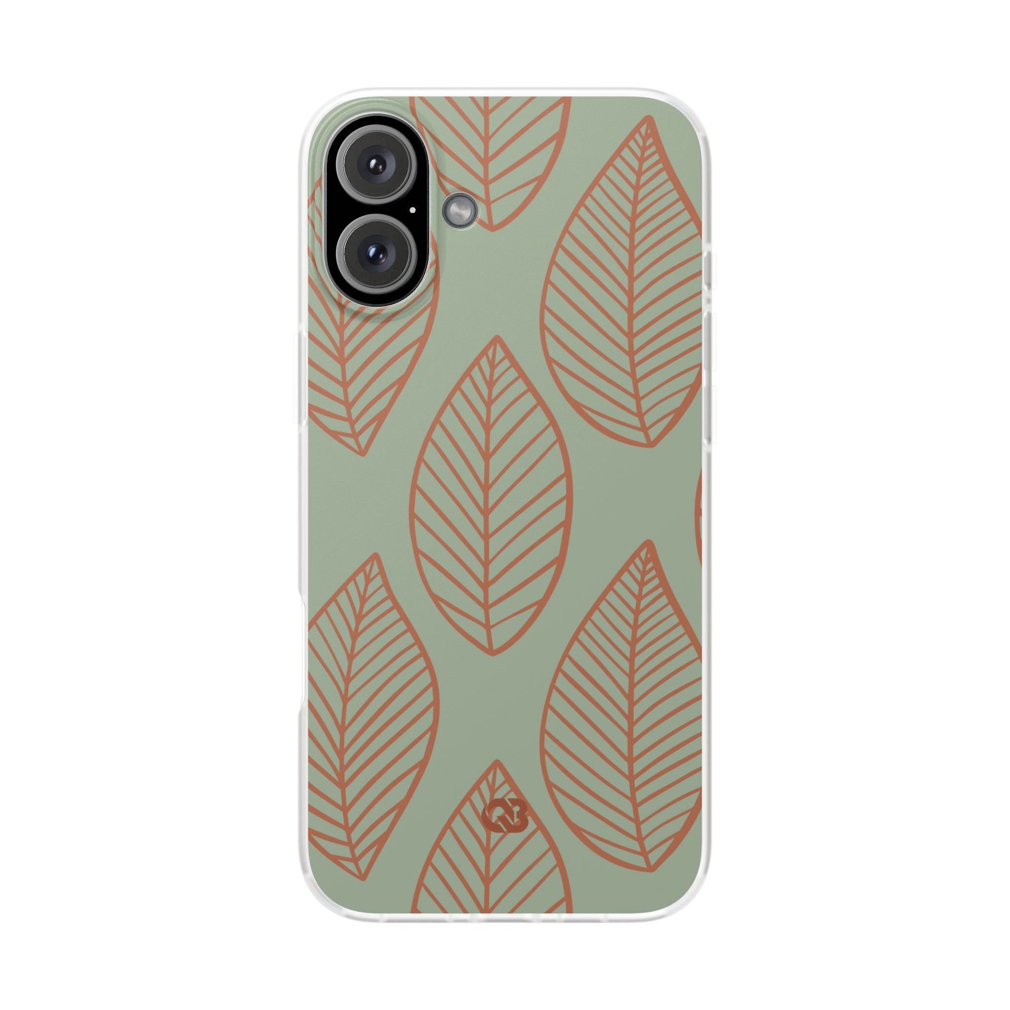 Sage Earth Leaves · Soft Phone Case for iPhone