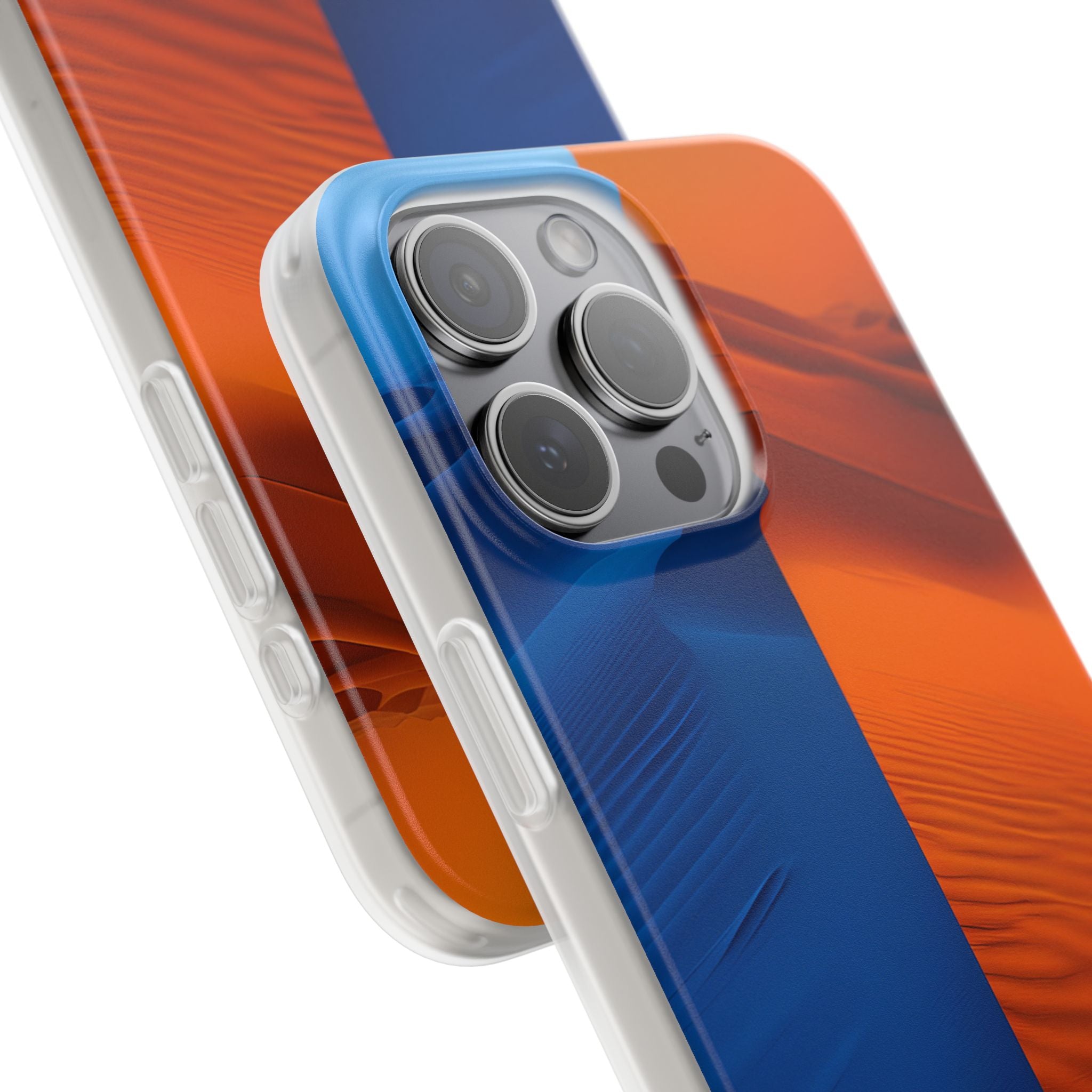 Split Dune Horizon · Soft Phone Case for iPhone