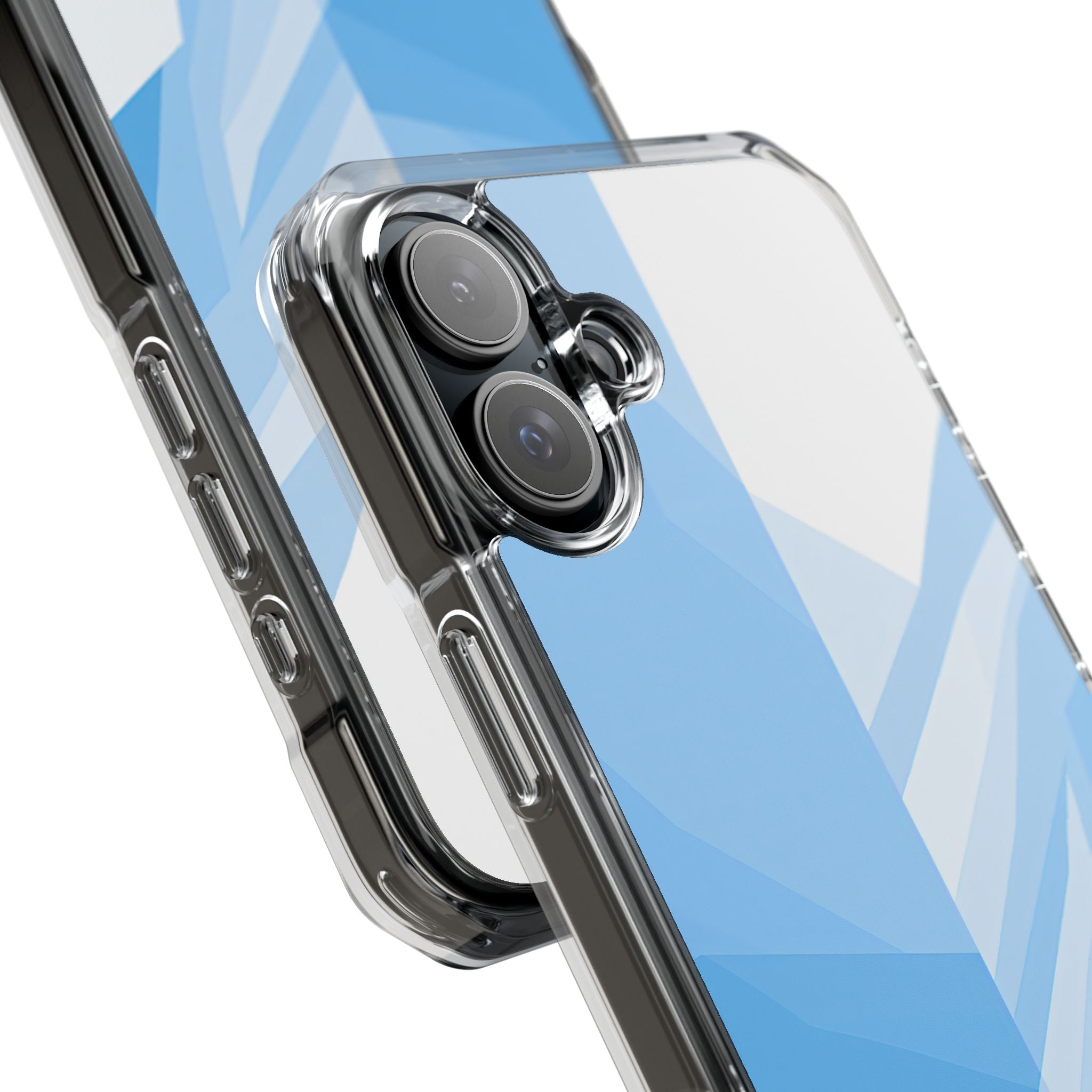 Blue Impact MagSafe Phone Case for iPhone - Arctic Glacial Ridge
