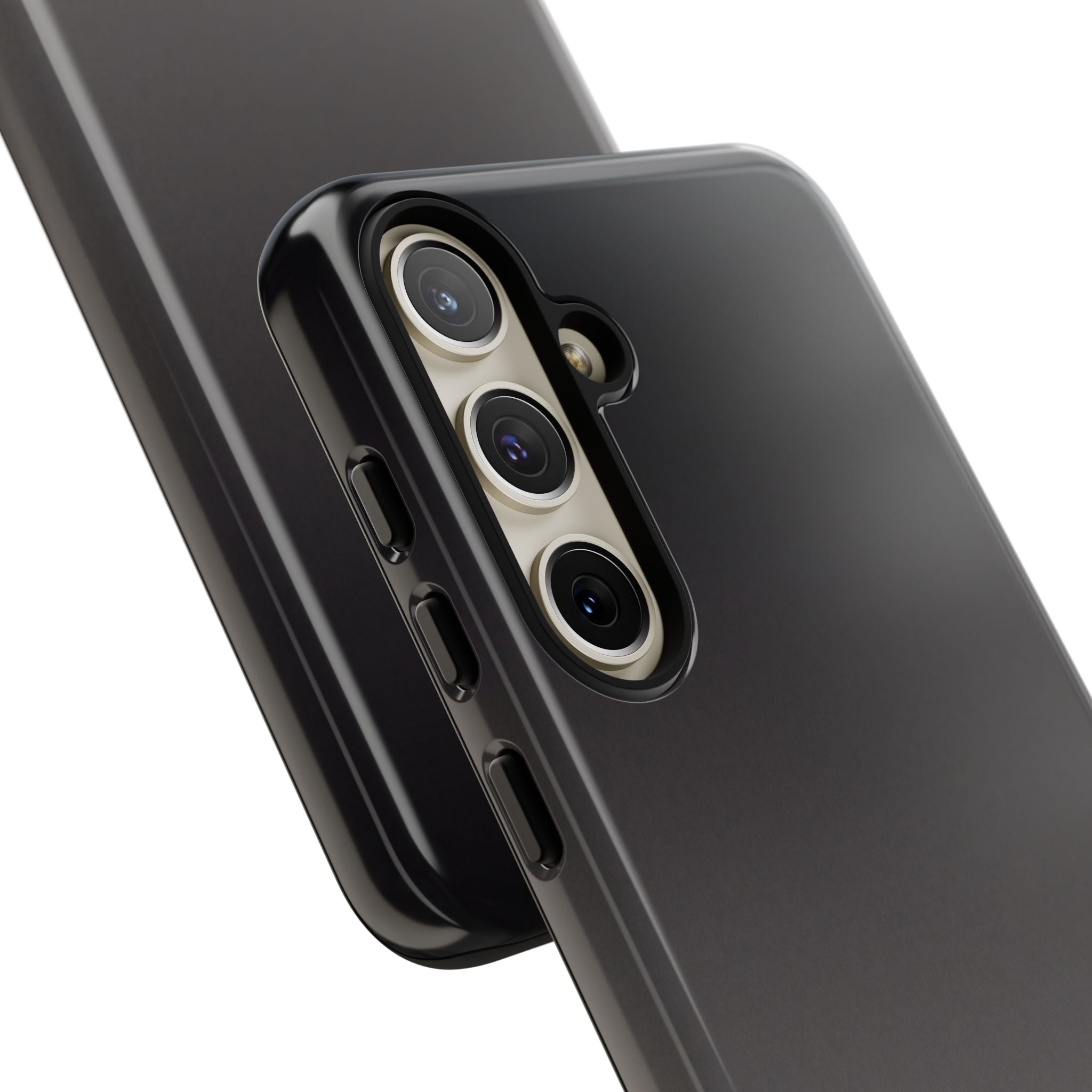 Grey Tough Phone Case for Samsung - Obsidian Ash Fade