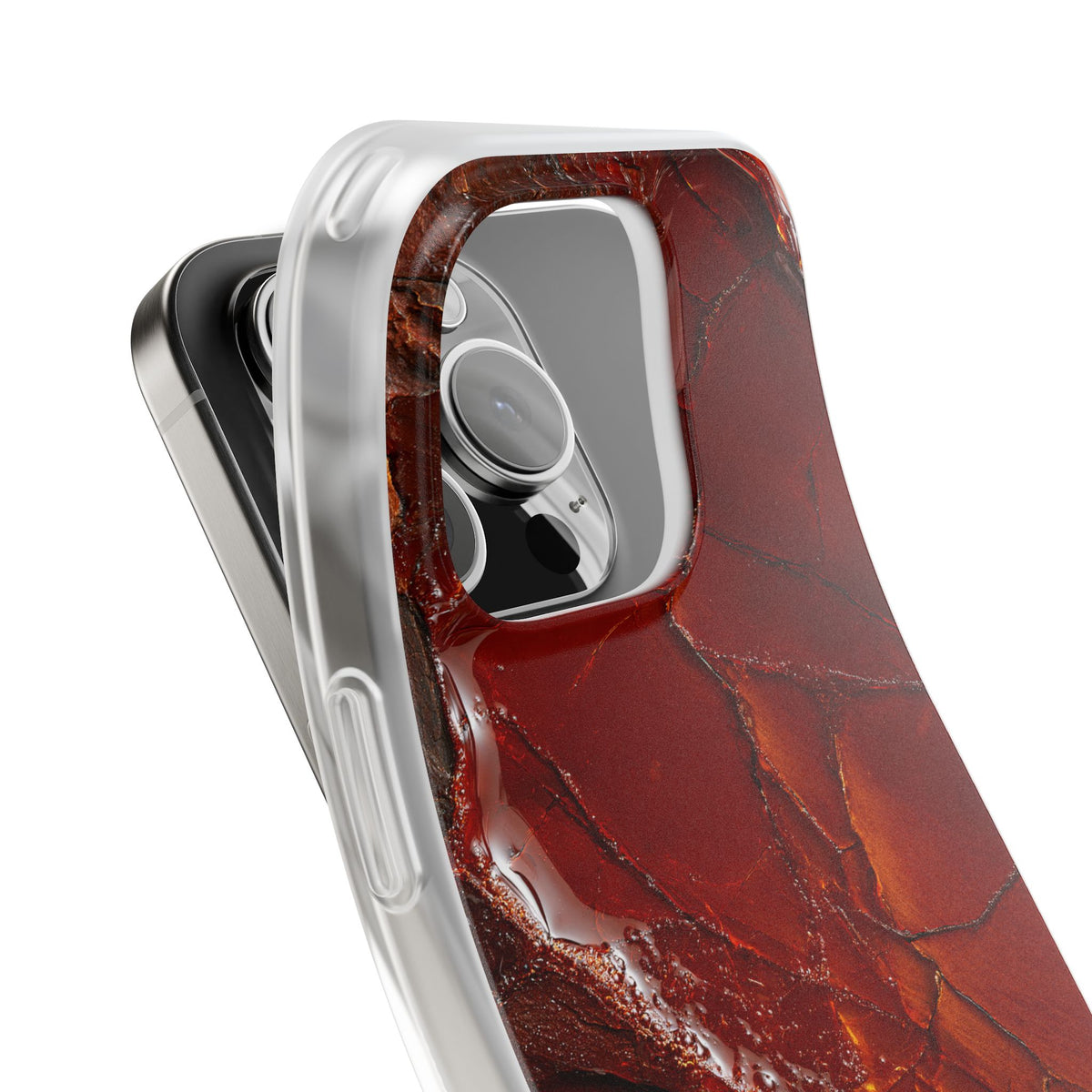 Amber Embrace · Lite Phone Case for iPhone · Brown