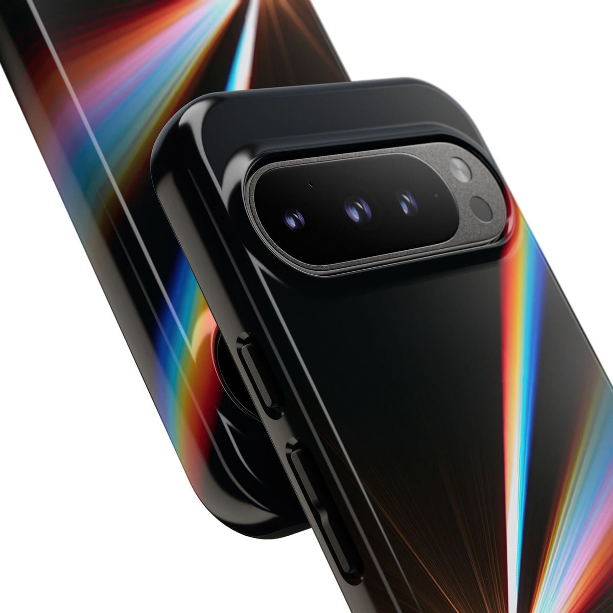 Spectral Refraction · Tough Phone Case for Pixel · Black