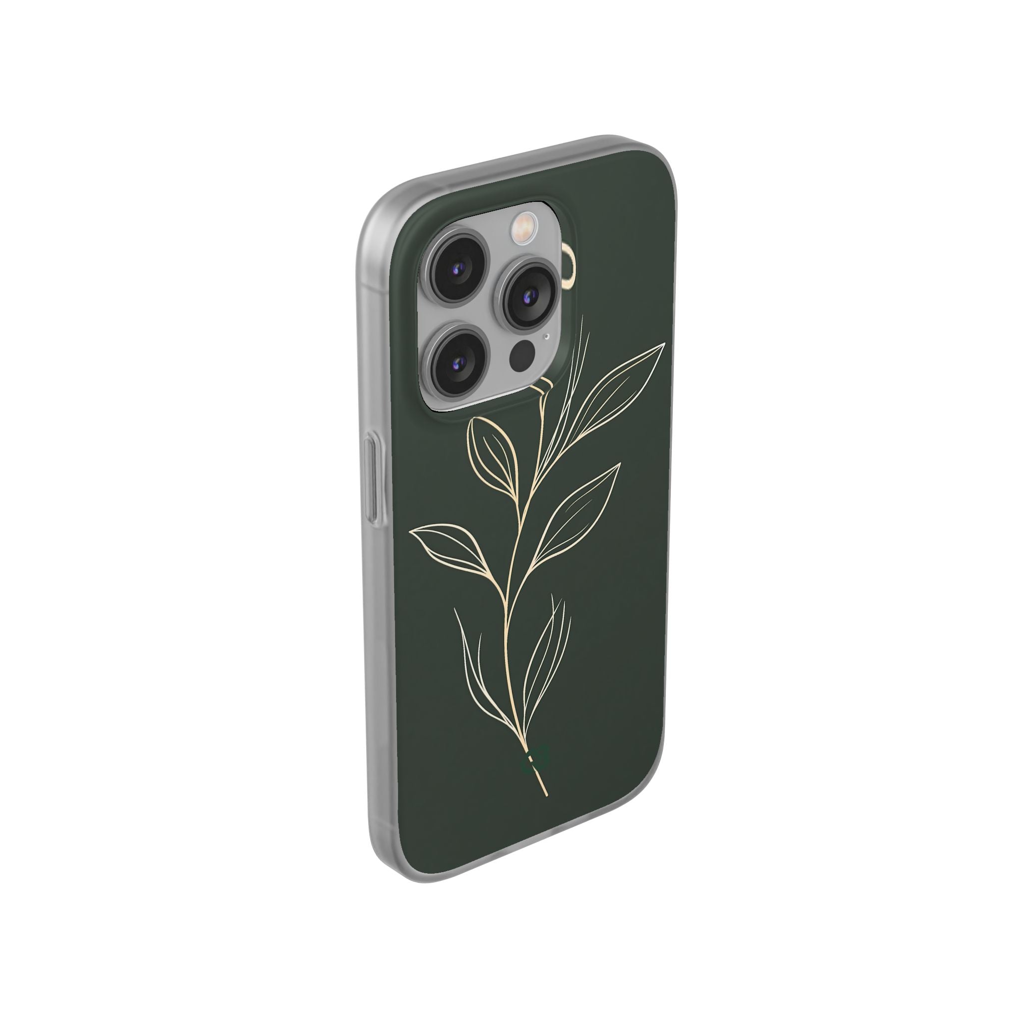 Green Lite Phone Case for iPhone - Deep Moss Willow