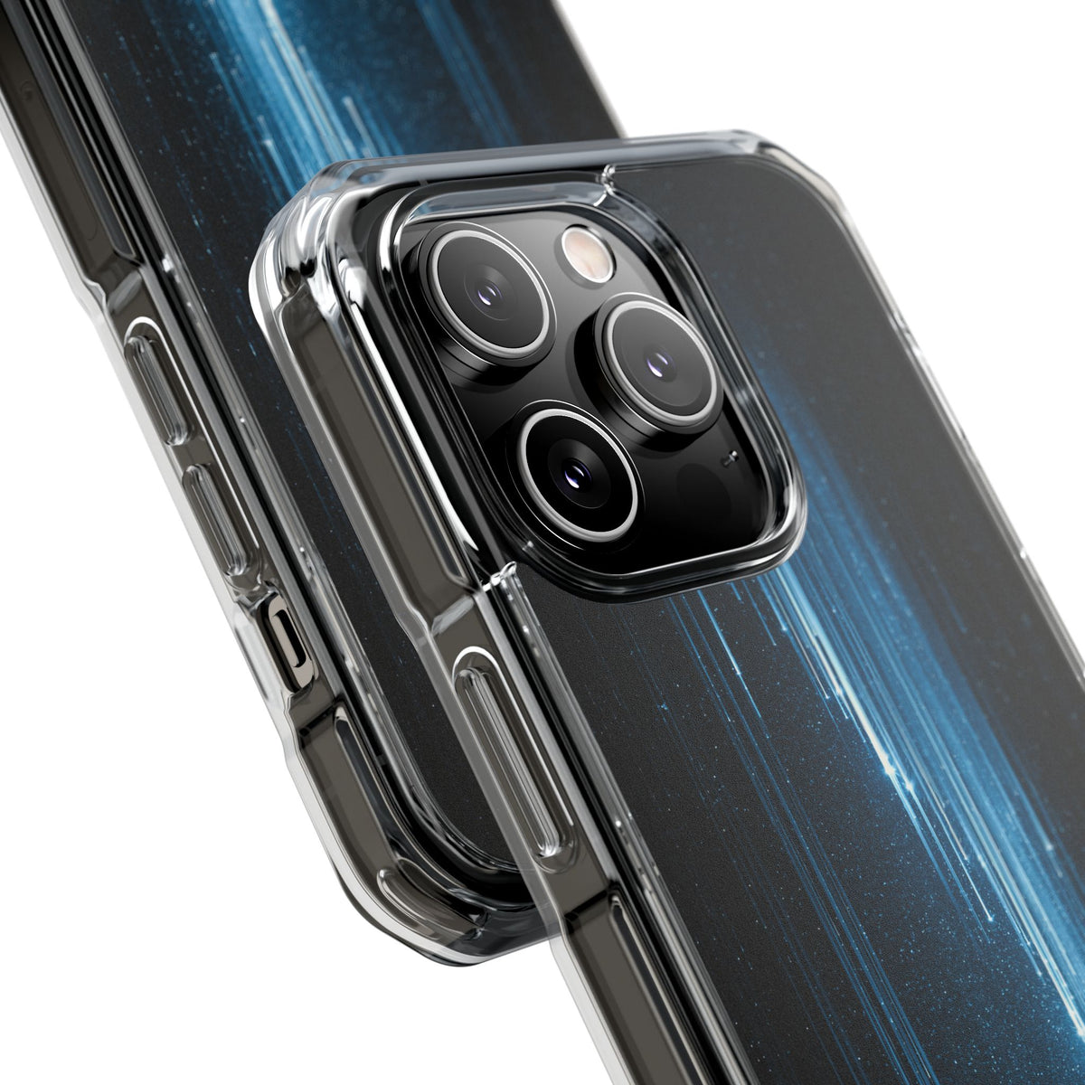 Nocturnal Cascade · Clear Impact Magnetic Phone Case for iPhone · Black