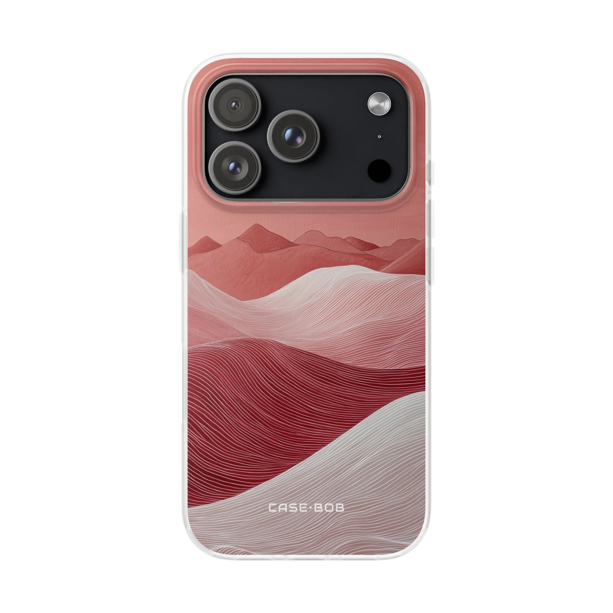 White Orb Dunes iPhone 17 Pro Case - Soft - CASE•BOB