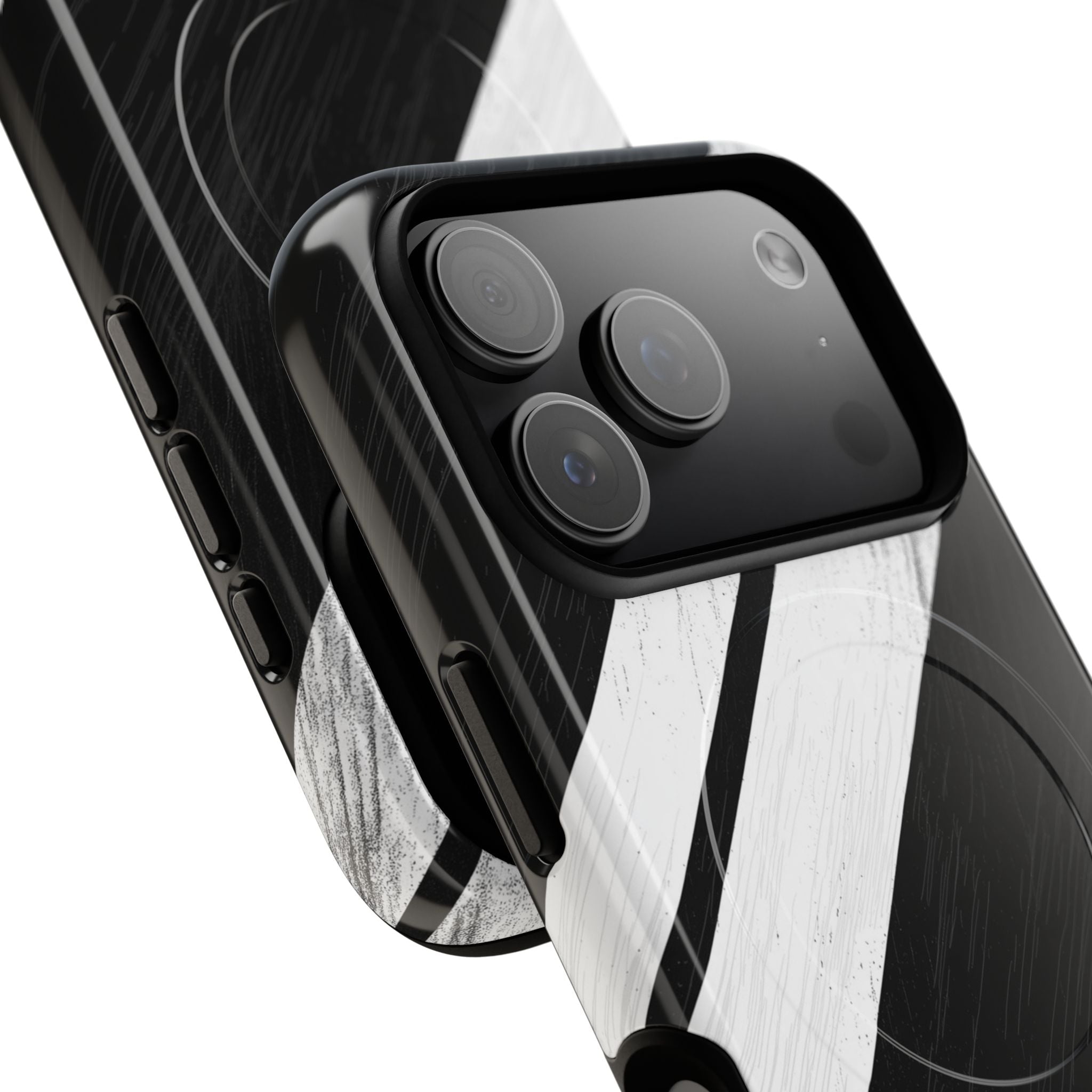 Distressed Stripe Motion iPhone 17 Pro Case - Tough+ - CASE•BOB