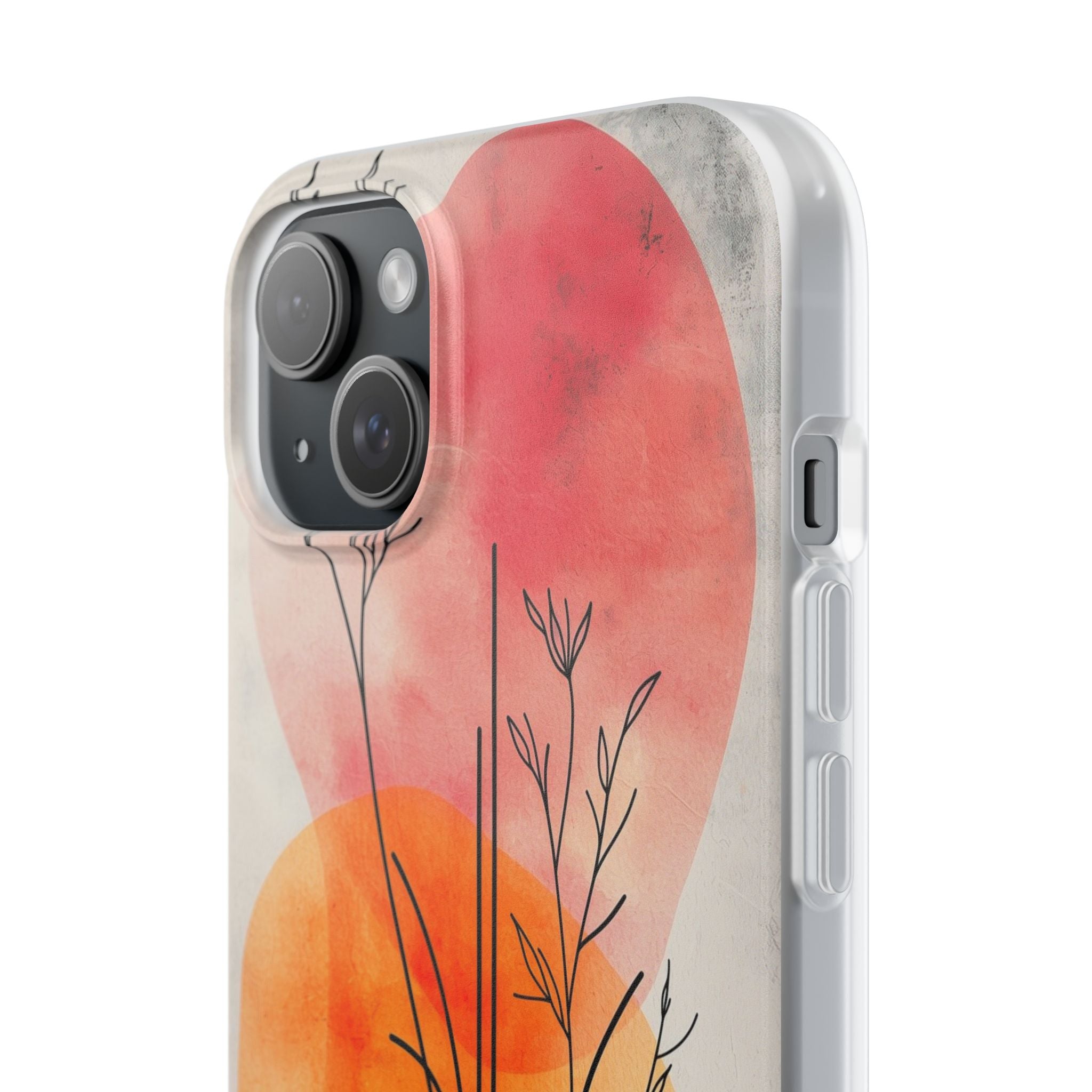 Crimson Bloom Lineage · Soft Phone Case for iPhone
