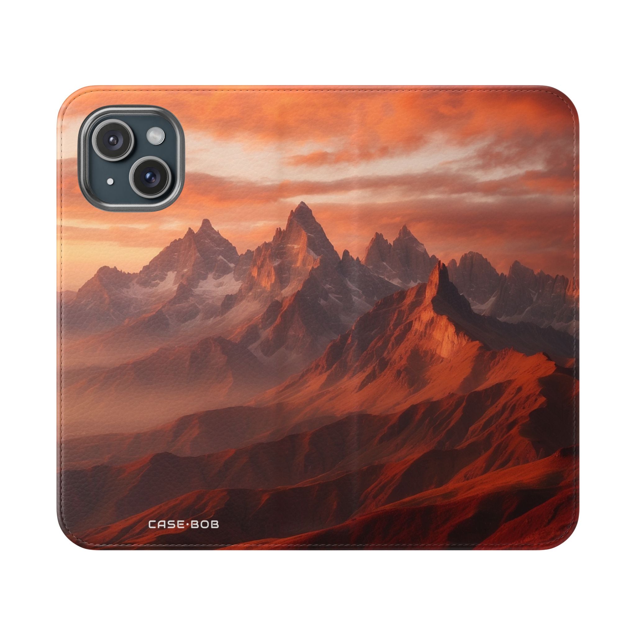 Sunset Peaks - iPhone 15 Case - Wallet