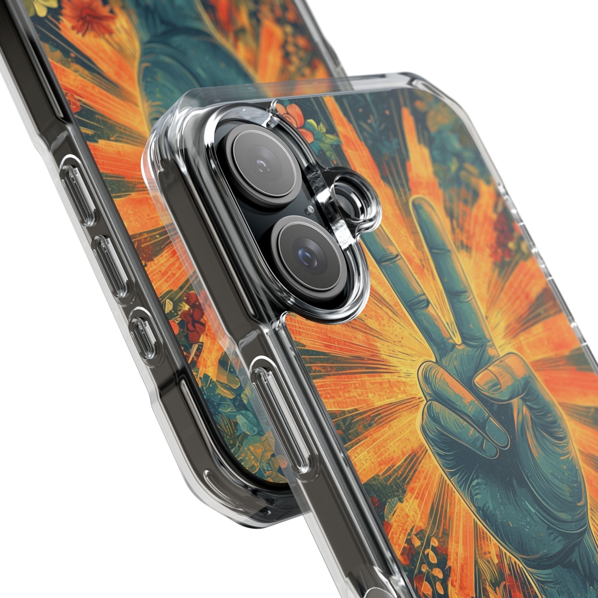 Radiant Peace Bloom · Impact etui na telefon dla iPhone · MagSafe