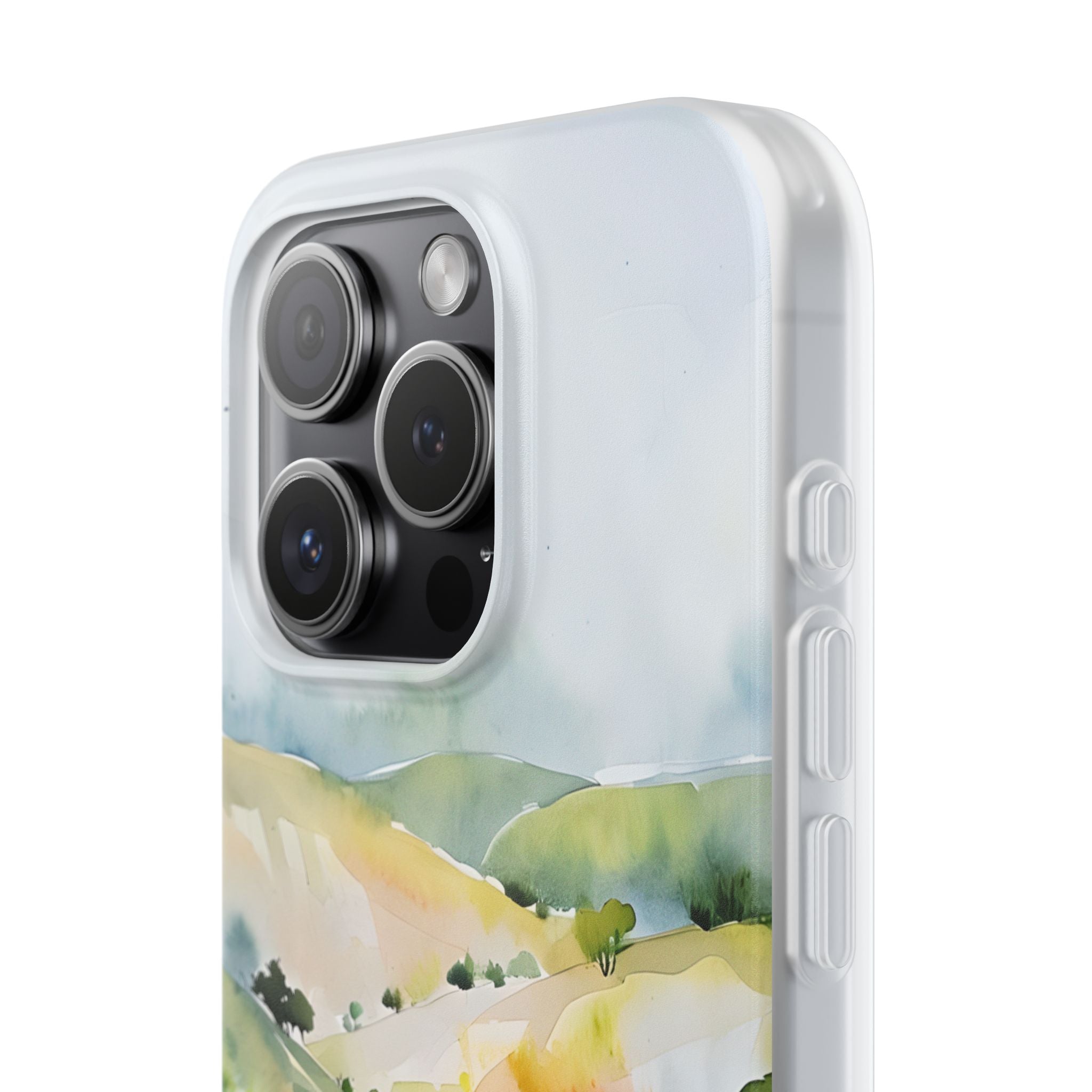 Verdant Mist Valleys · Soft Phone Case for iPhone