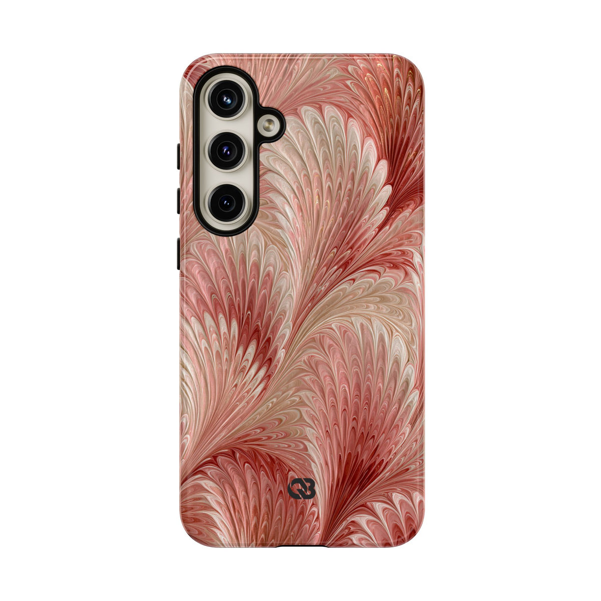 Blush Petal Plume · Tough Phone Case for Samsung · Pink