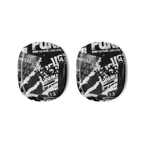 Underground Punk Collage · Hard Case for AirPods Max · Black