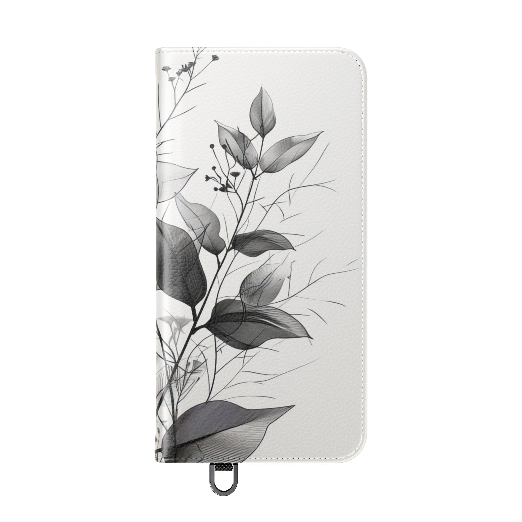 Silver Leaves - Samsung S25+ Case - Wallet