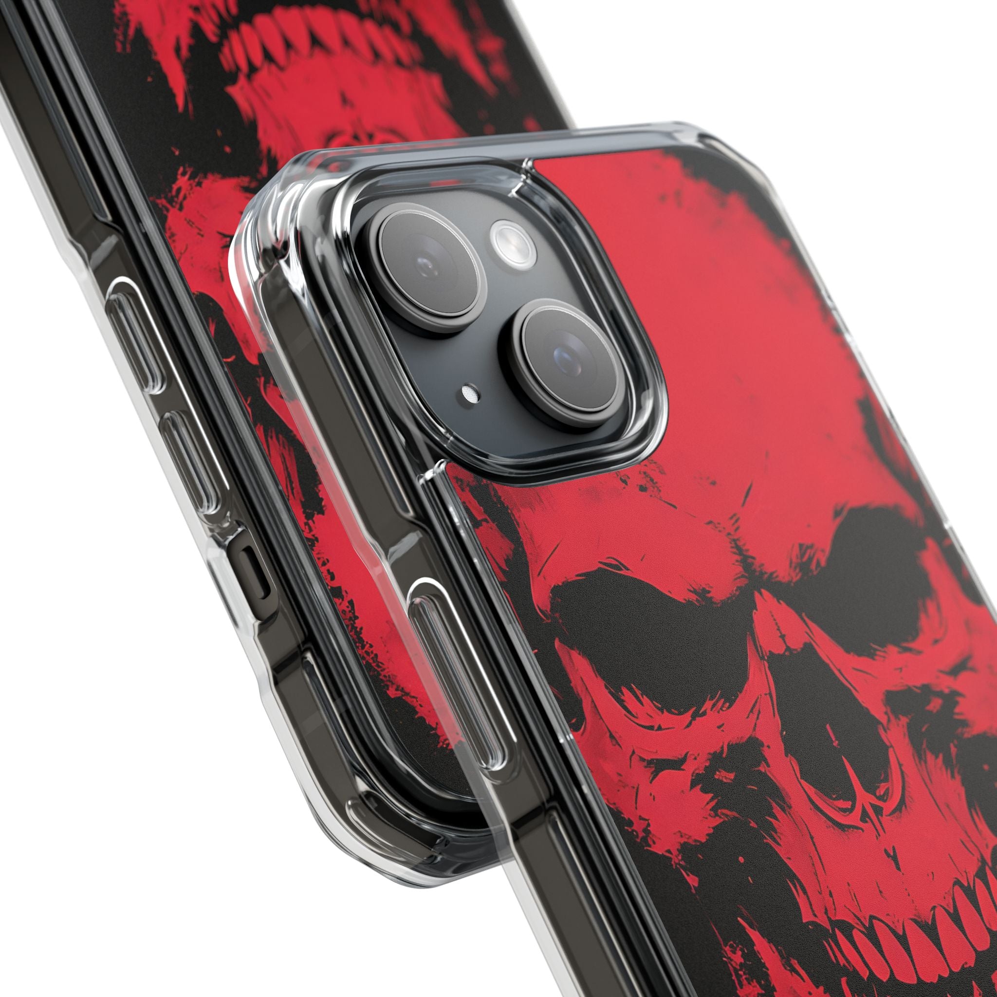 Crimson Street Skull · Impact Phone Case for iPhone · Magsafe