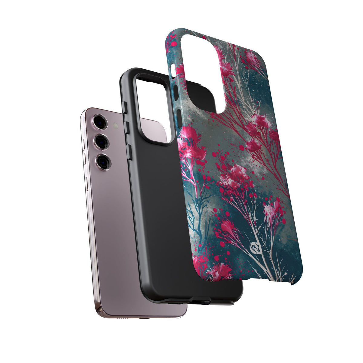 Cyber Blossom · Tough Phone Case for Samsung · Teal